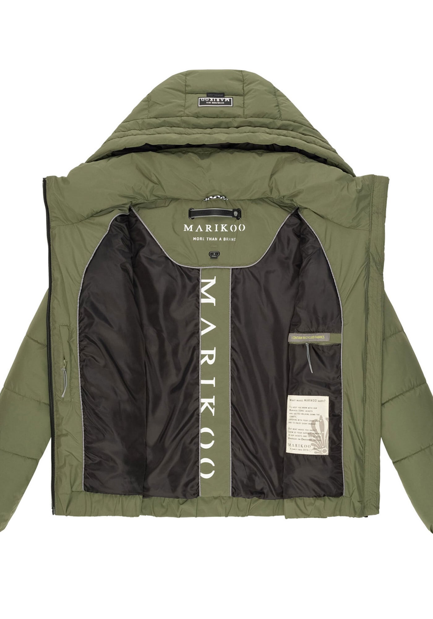 Marikoo Winterjacke »Marikoo Nayanaa Damen Winter Steppjacke N002«