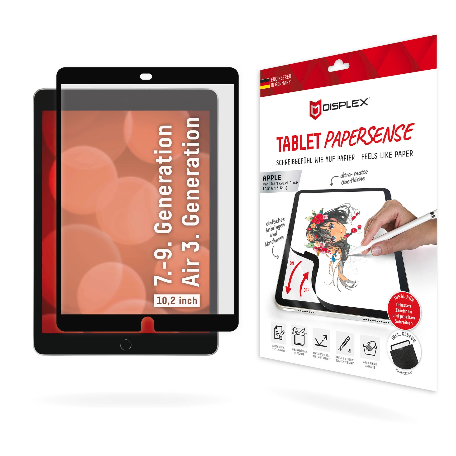 Displayschutzfolie »Tablet PaperSense«, für Apple iPad (7./8./9. Gen.)-Apple iPad Air...