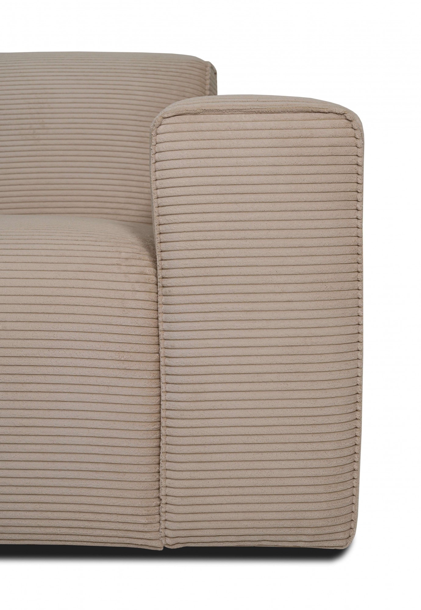 OTTO home Wohnlandschaft »Clayton Breite 371 cm, U-Form« in einem trendigen Cord-Bezug, verschiedene Kombinationen verfügbar