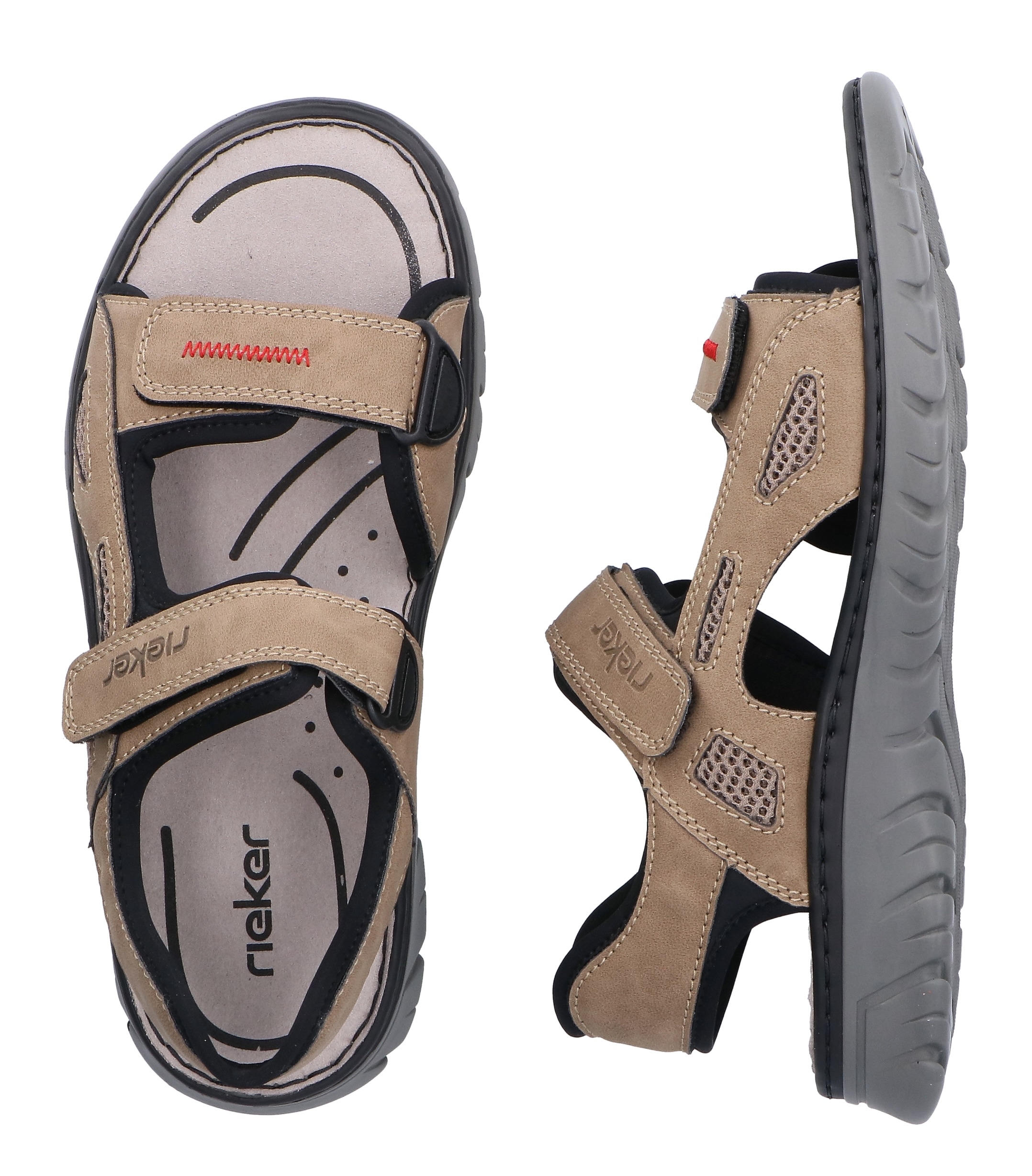 Rieker Sandale  Sommerschuh, Klettschuh, Outdoorsandale, in Trekking-Optik