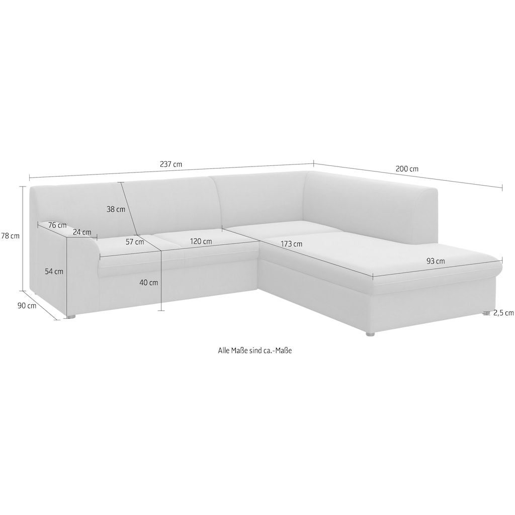 DOMO collection Ecksofa »Topper«