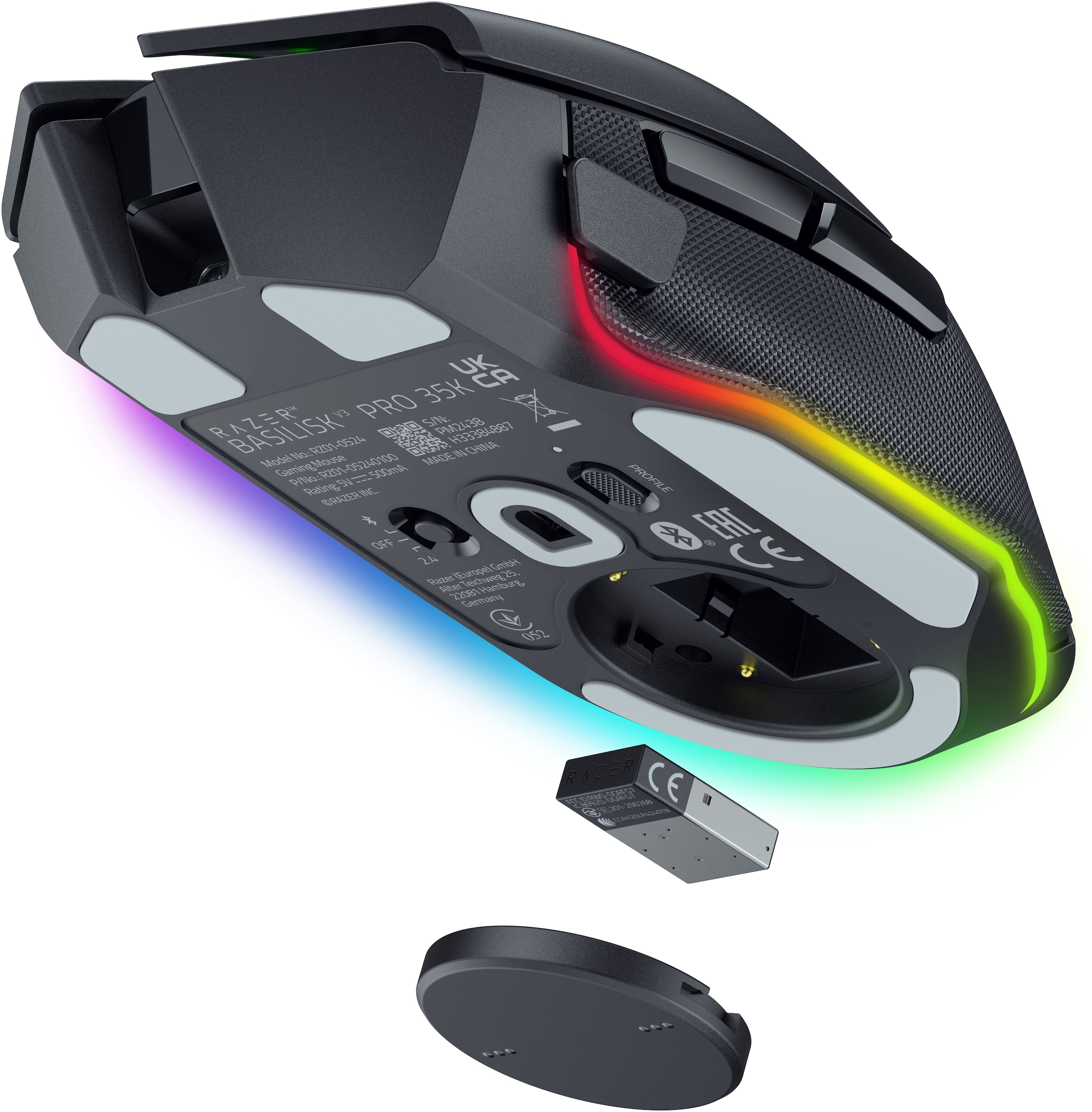 Gaming-Maus »Basilisk V3 Pro 35K«, Bluetooth