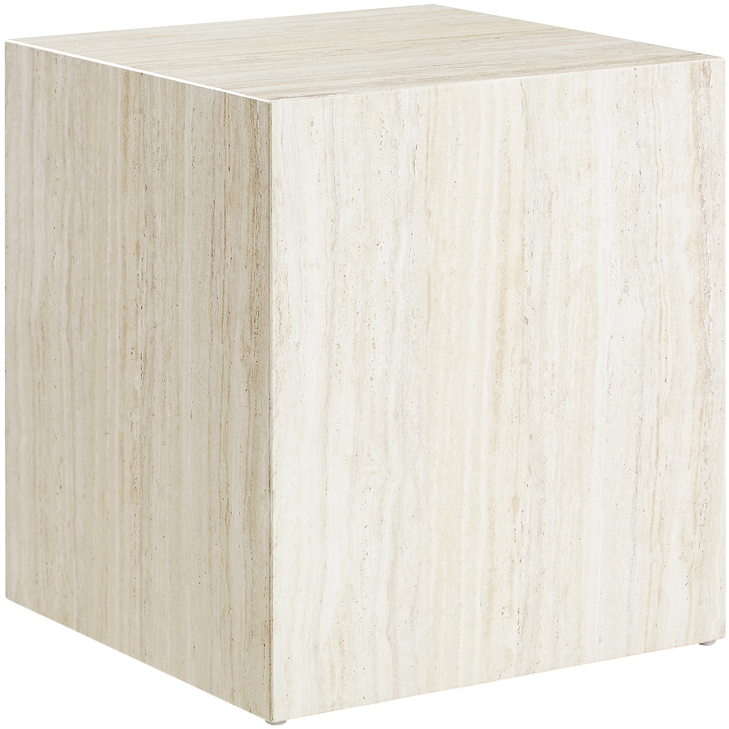 SalesFever Beistelltisch »Design-Tisch für jeden Raum« Quadratisch, 45x45 cm, charmant in Marmoroptik foliert