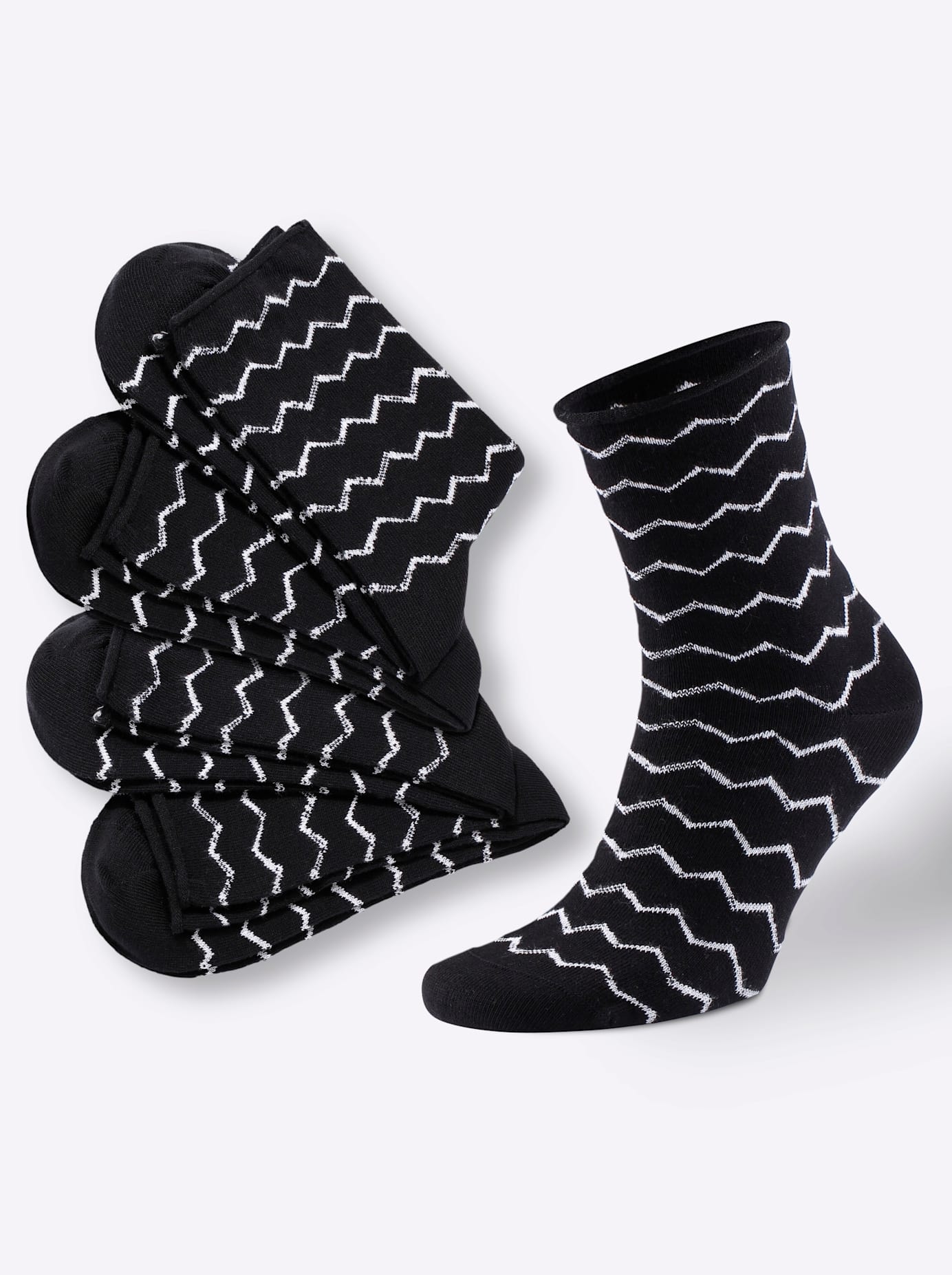 wäschepur Socken, (4 Paar)