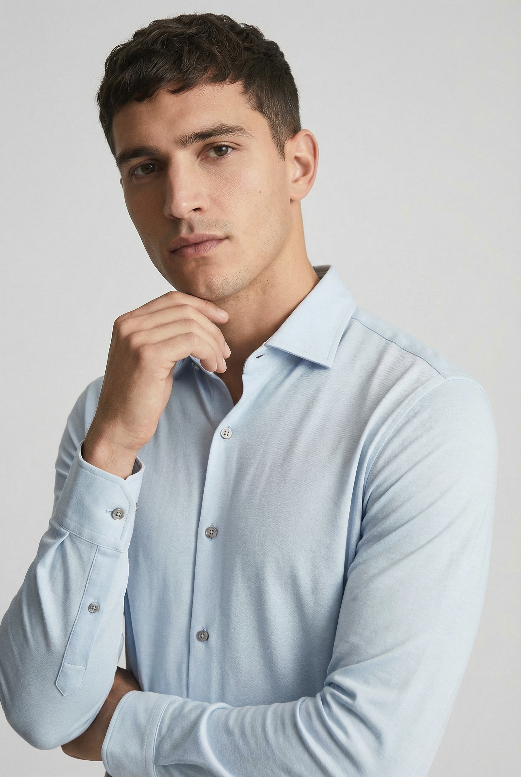 Cinque Businesshemd Jersey Qualität, Regular Fit