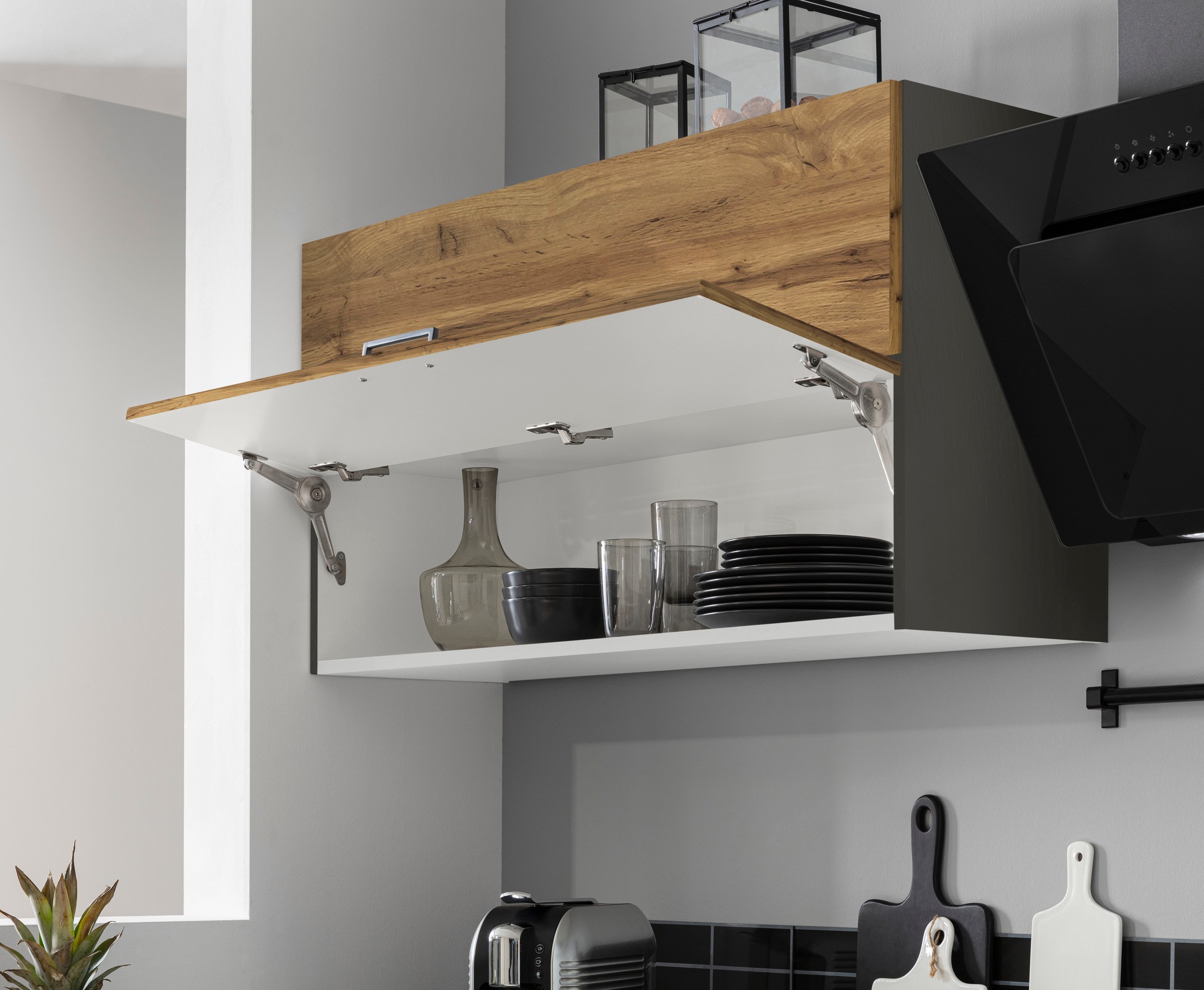 KOCHSTATION Winkelküche »KS-Trier«, ohne E-Geräte, Stellbreite 220/330 cm