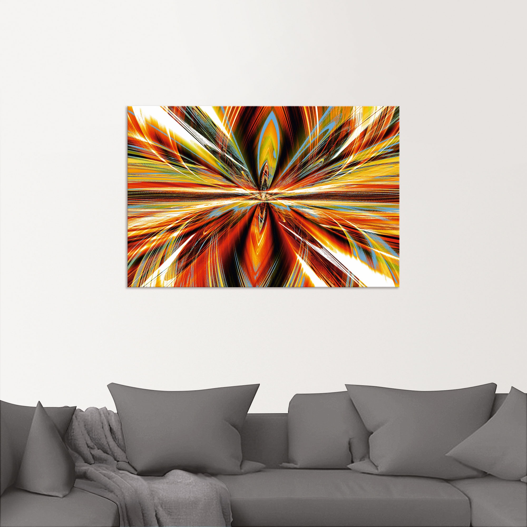 Artland Wandbild »Feuerstelle«, Gegenstandslos, (1 St.), als Alubild, Outdoorbild, Leinwandbild in verschied. Größen