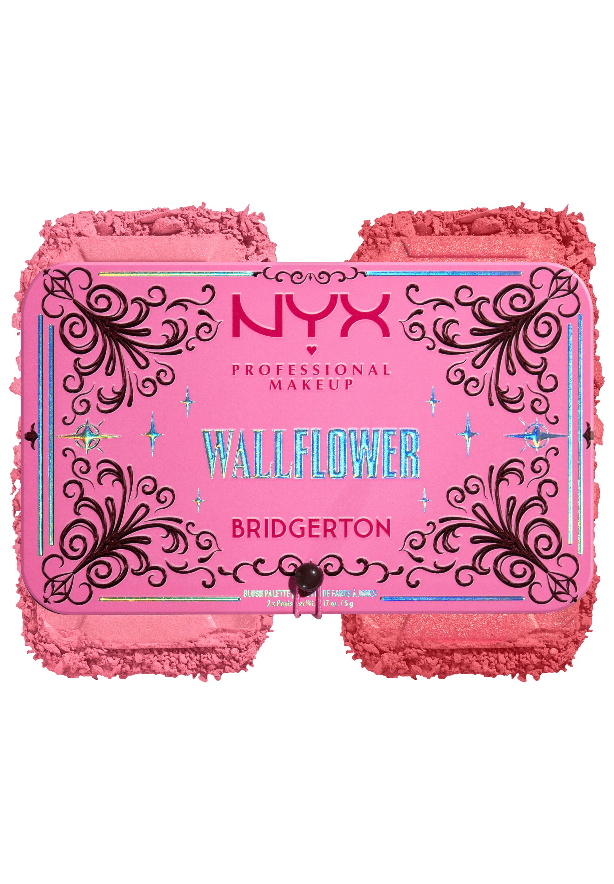 NYX PROFESSIONAL MAKEUP Rouge »Bridgerton Royal Flush Blush Palette 01« mit Sheabutter, Mangobutter und Mandelbutter