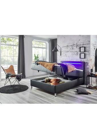 meise.möbel Boxbett, mit LED-Beleuchtung, Bettkasten und Topper kaufen