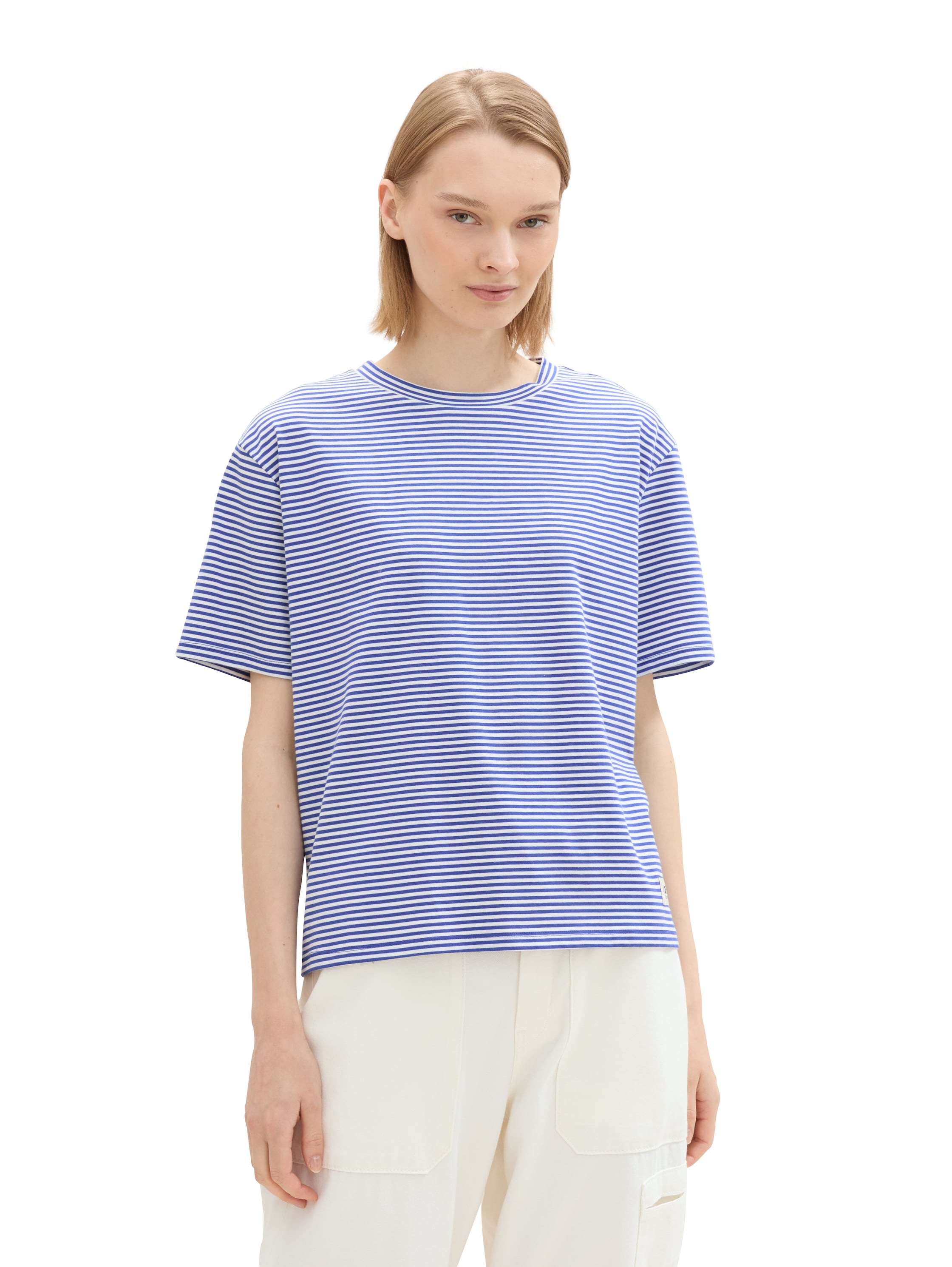 TOM TAILOR Denim T-Shirt »Boxy«, aus reiner Baumwolle