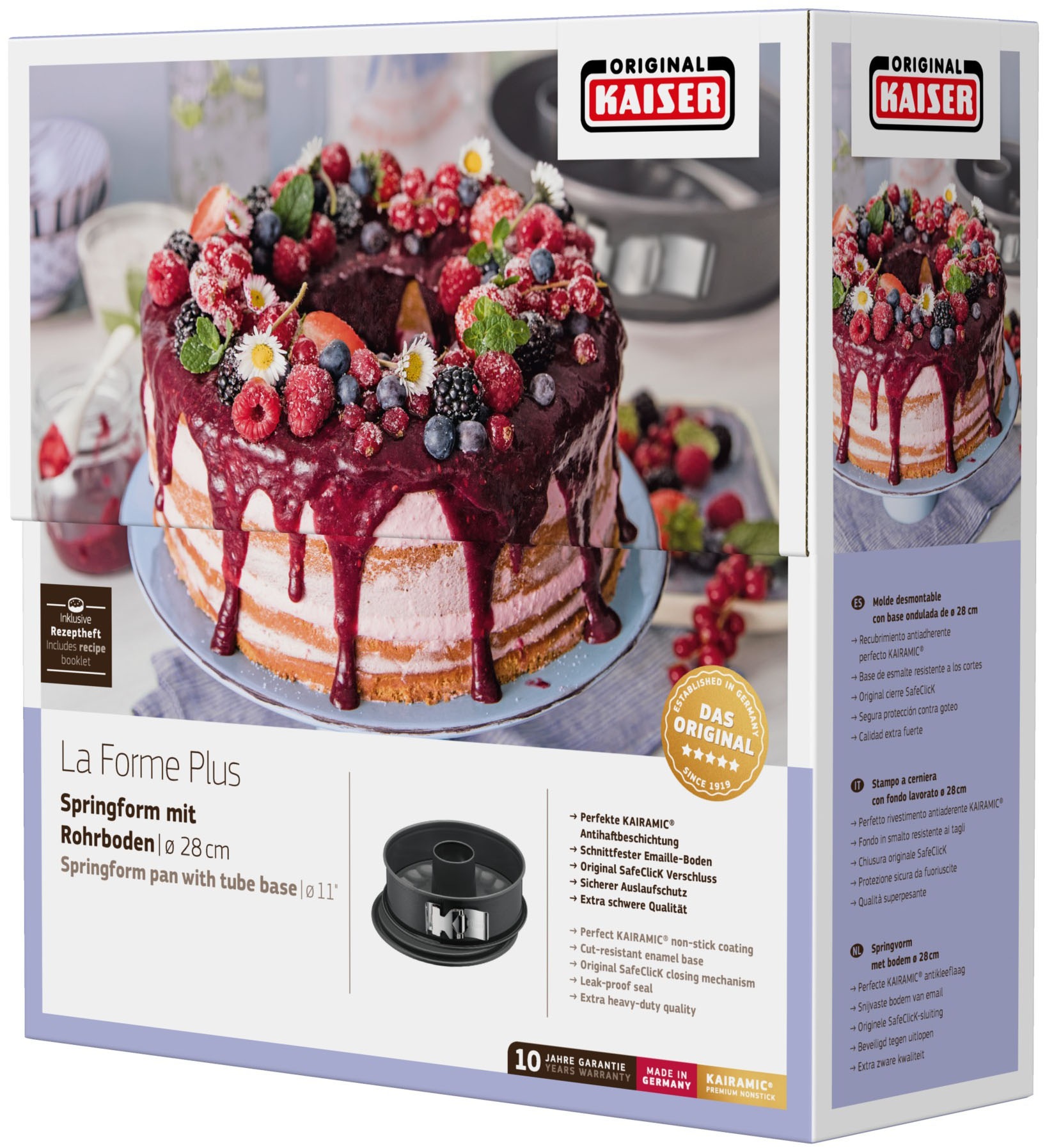 Kaiser Backformen Springform »La Forme Plus« schnittfest, backofenfest, auslaufsicher, Made in Germany