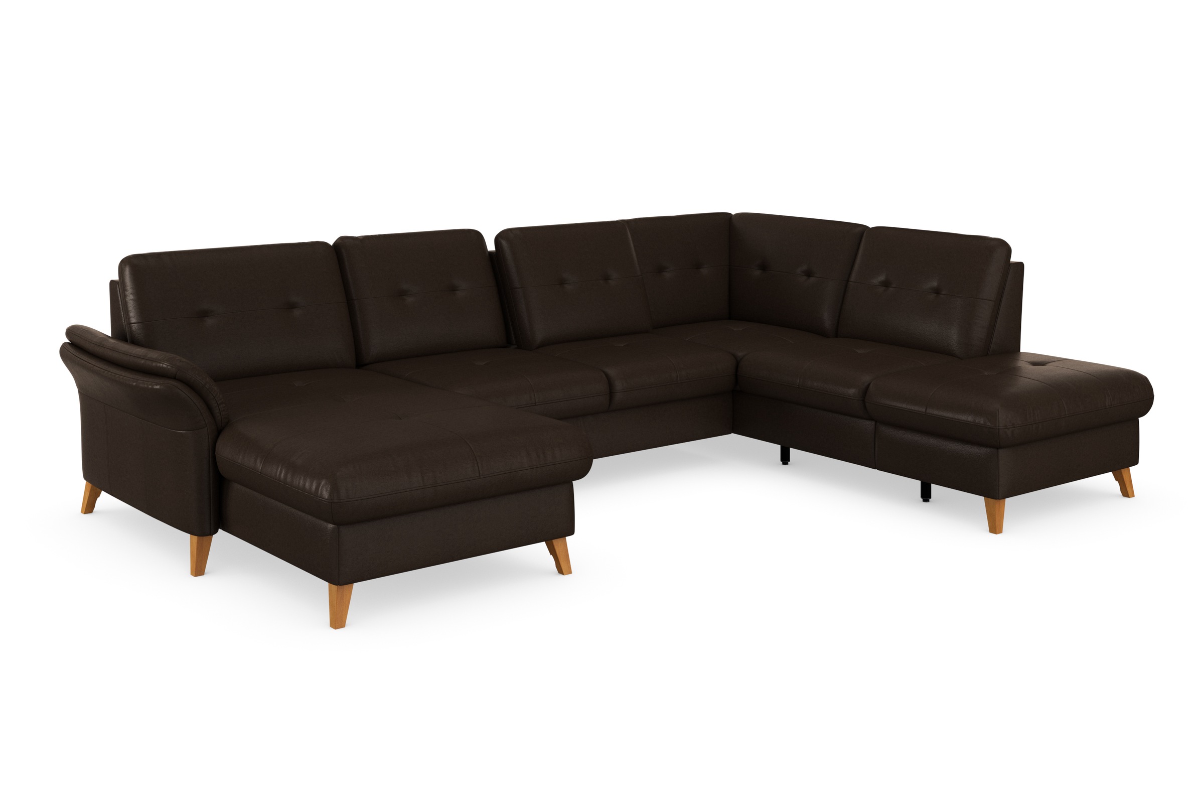 sit&more Wohnlandschaft »Göteborg«, inkl. Sitztiefenverstellung, wahlweise mit Bettfunktion & Bettkasten