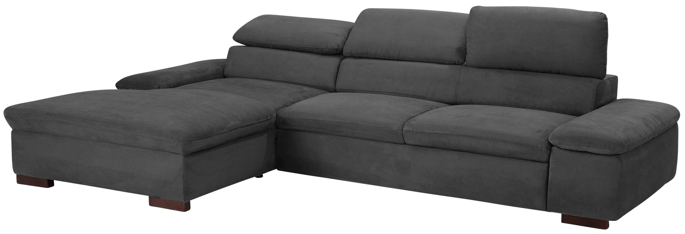 Home affaire Ecksofa »Alberto L-Form«, mit Kopfteilverstellung, wahlweise mit Bettfunktion
