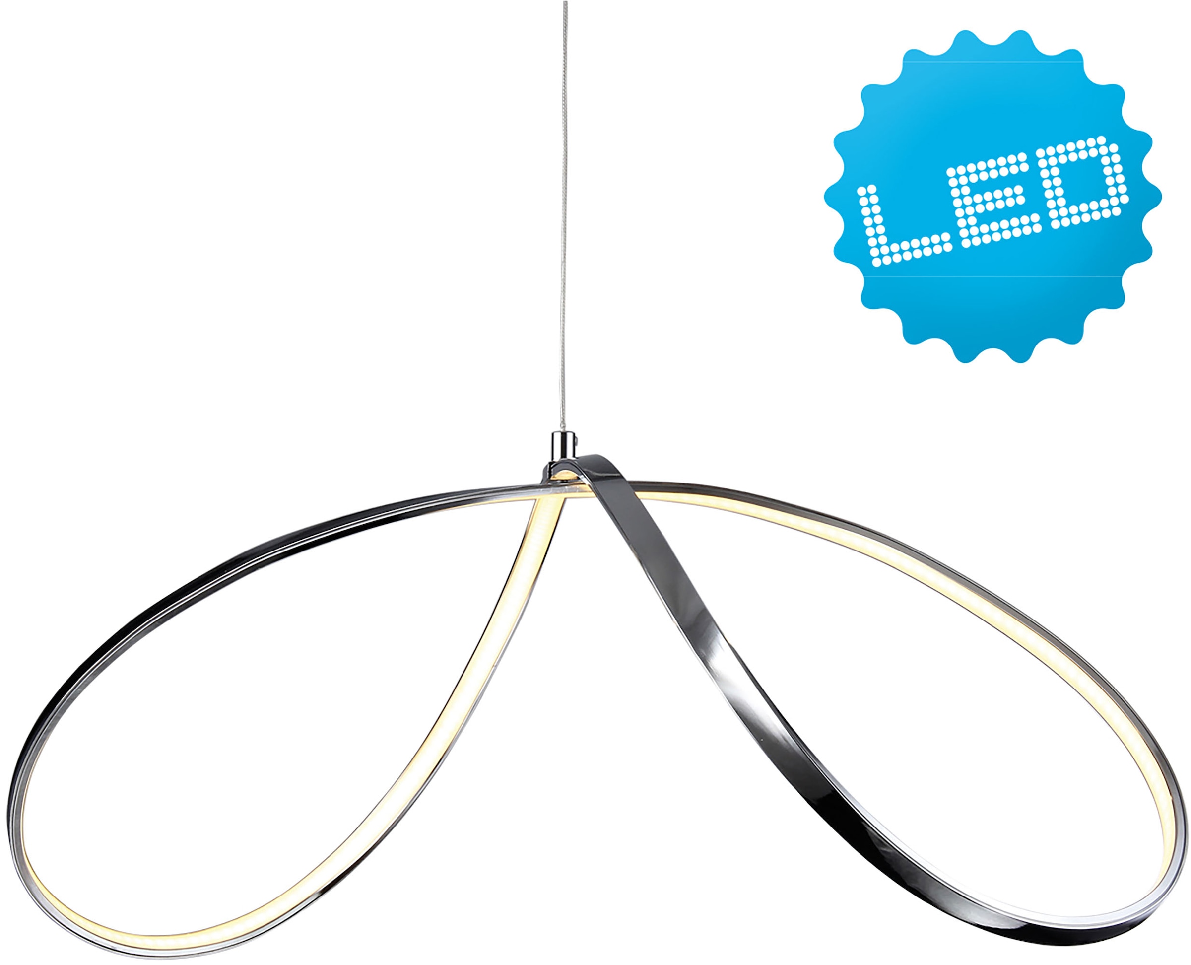 LED Pendelleuchte »"Loop Line"«, modernes Design; angenehmes Licht