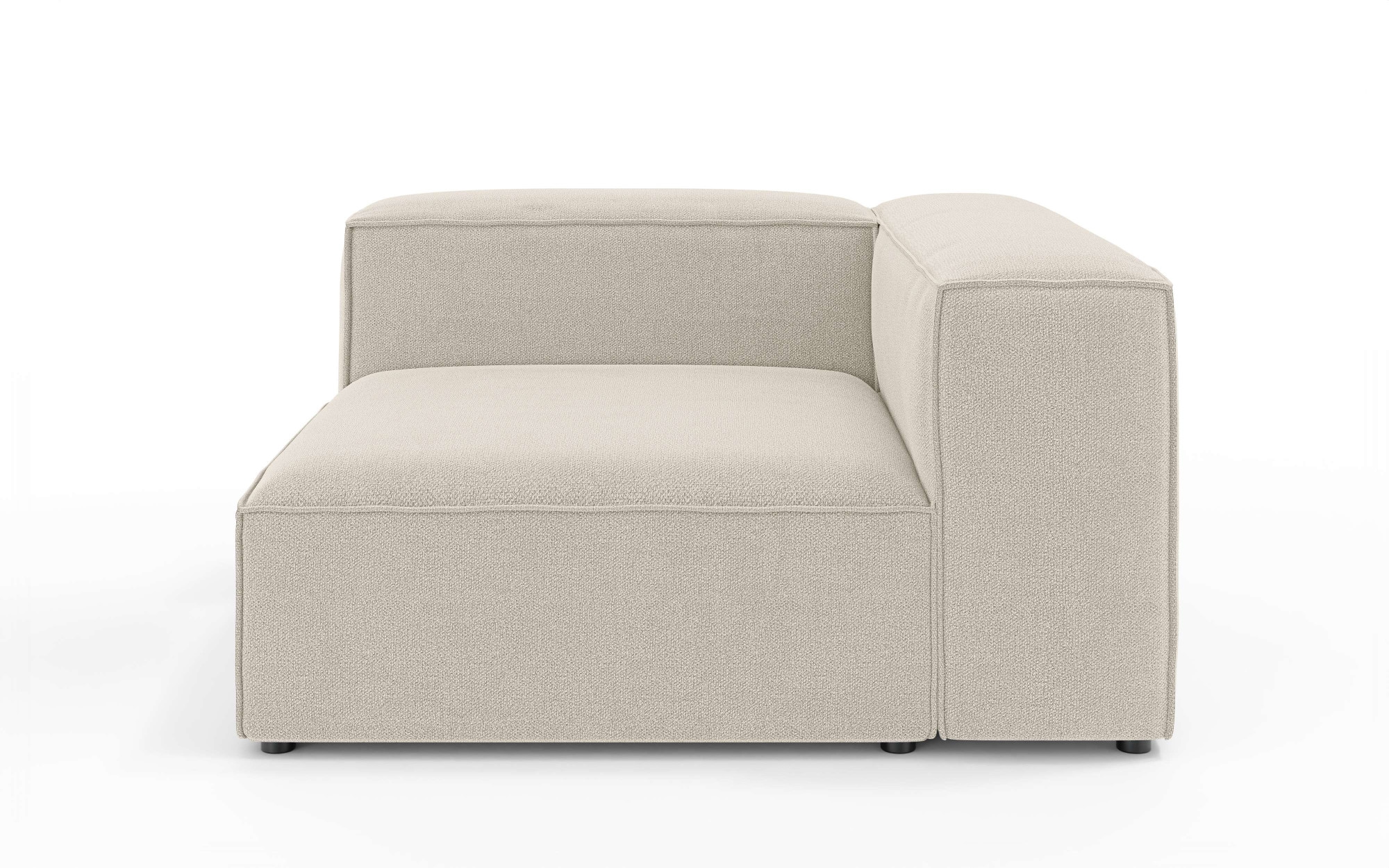 INOSIGN Ottomane »HAILY links/rechts bestellbar, Loungemöbel, Maße B/T/H: 130/130/72 cm«, als Modul oder separat verwendbar, für individuelle Zusammenstellung