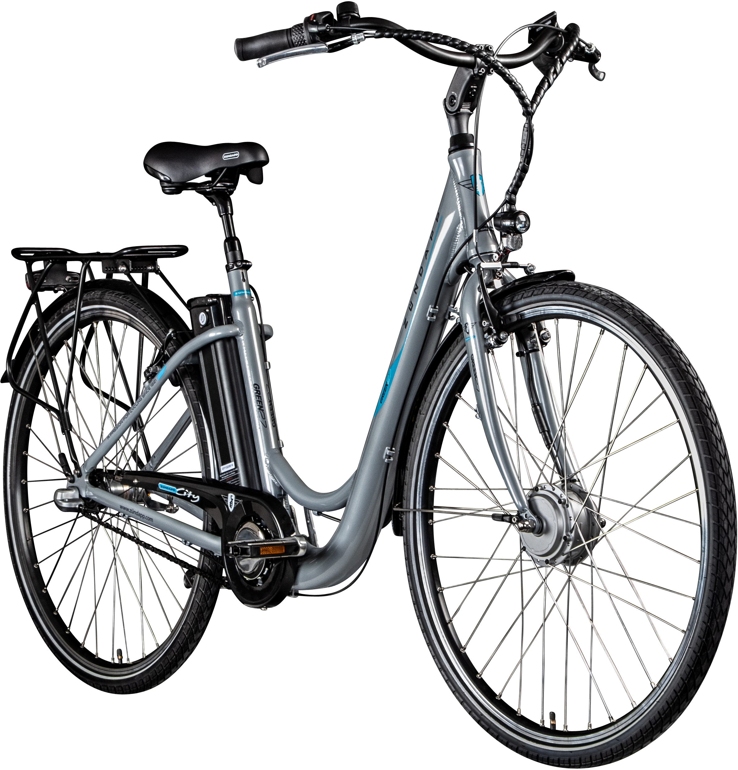 Zündapp E-Bike »Green 2.7«, 3 Gang, Frontmotor 250 W, Pedelec, Elektrofahrrad für Damen u. Herren