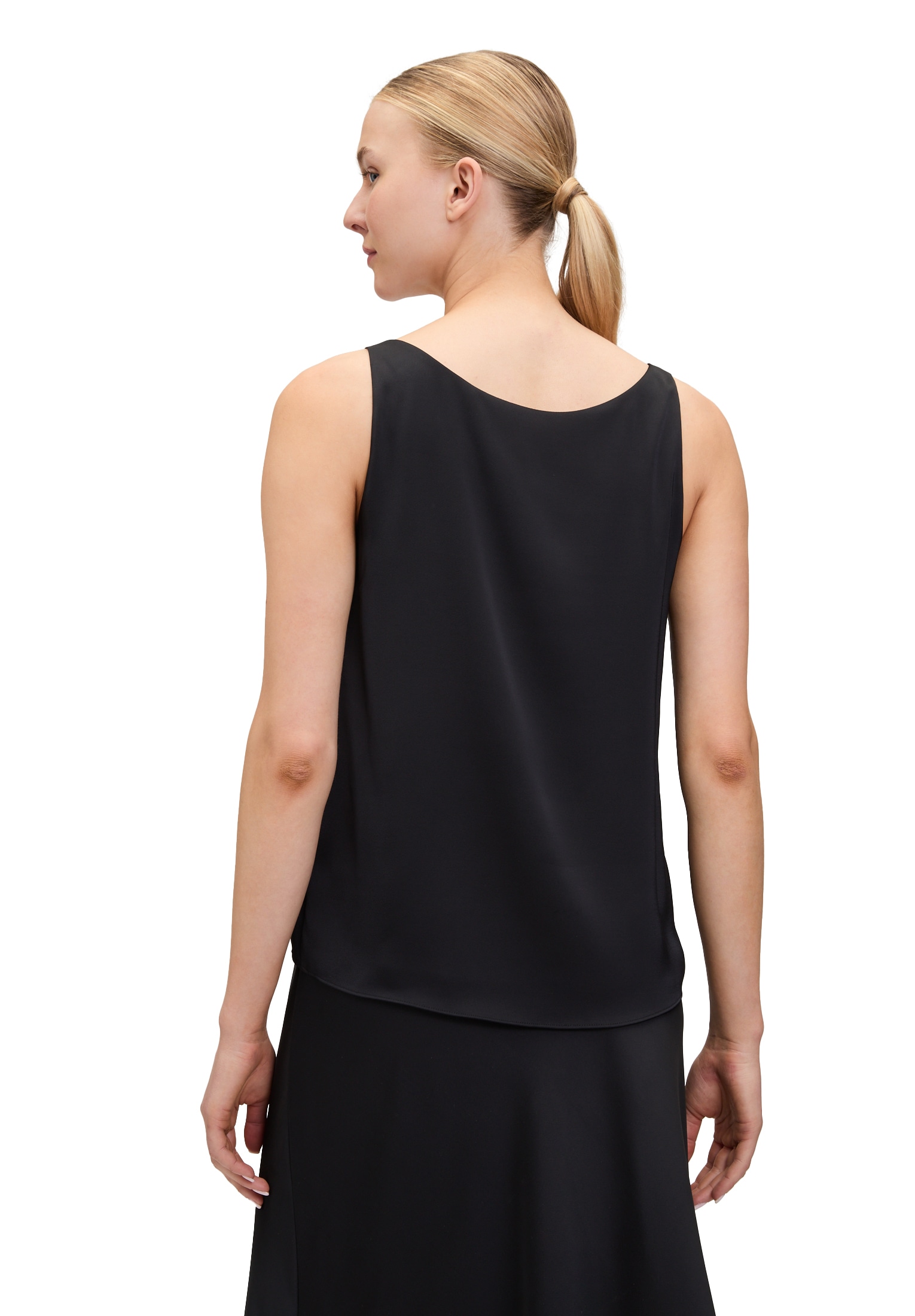 Vera Mont Satinbluse »Satin-Bluse mit V-Ausschnitt«