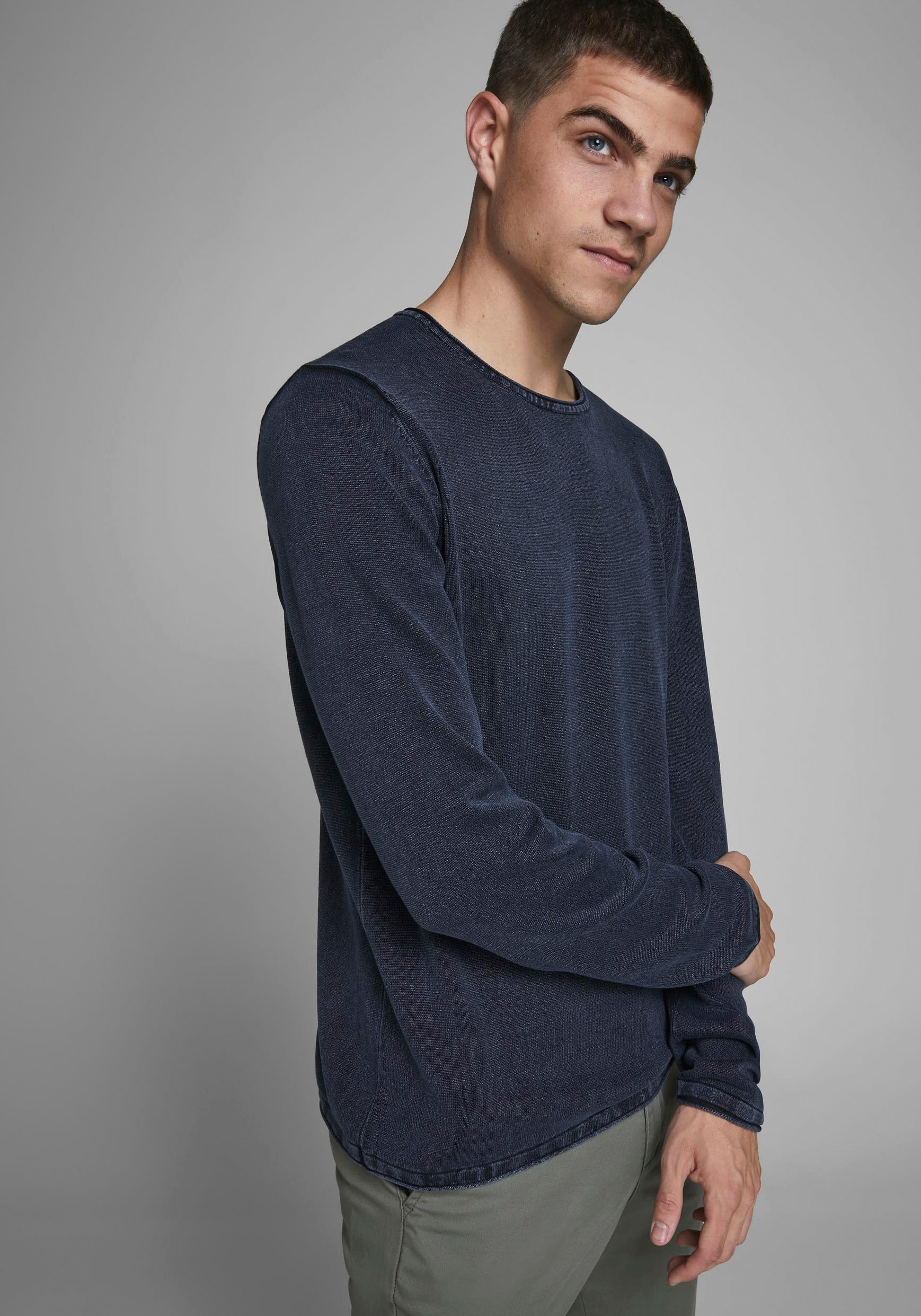 Jack & Jones Rundhalspullover »LEO«