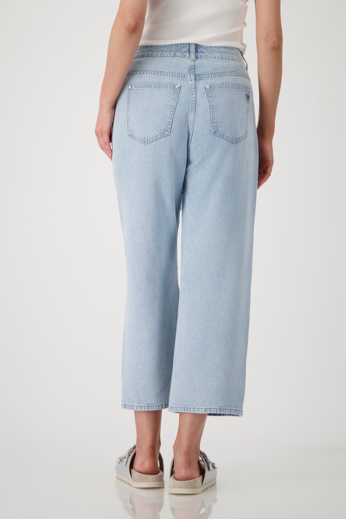Monari Culotte »Hose Lyocell 64cm«, Mit Gürtelschlaufen