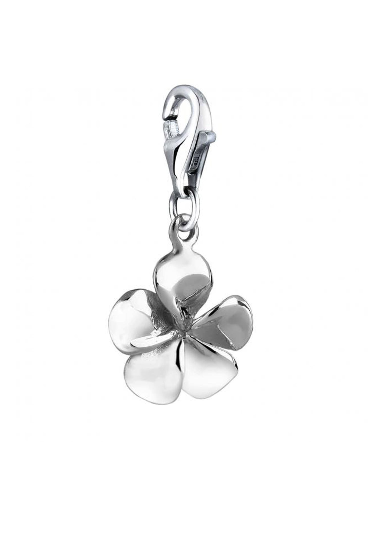 Nenalina Charm-Einhänger »Charm Anhänger Frangipani Blüte Flower 925 Silber«
