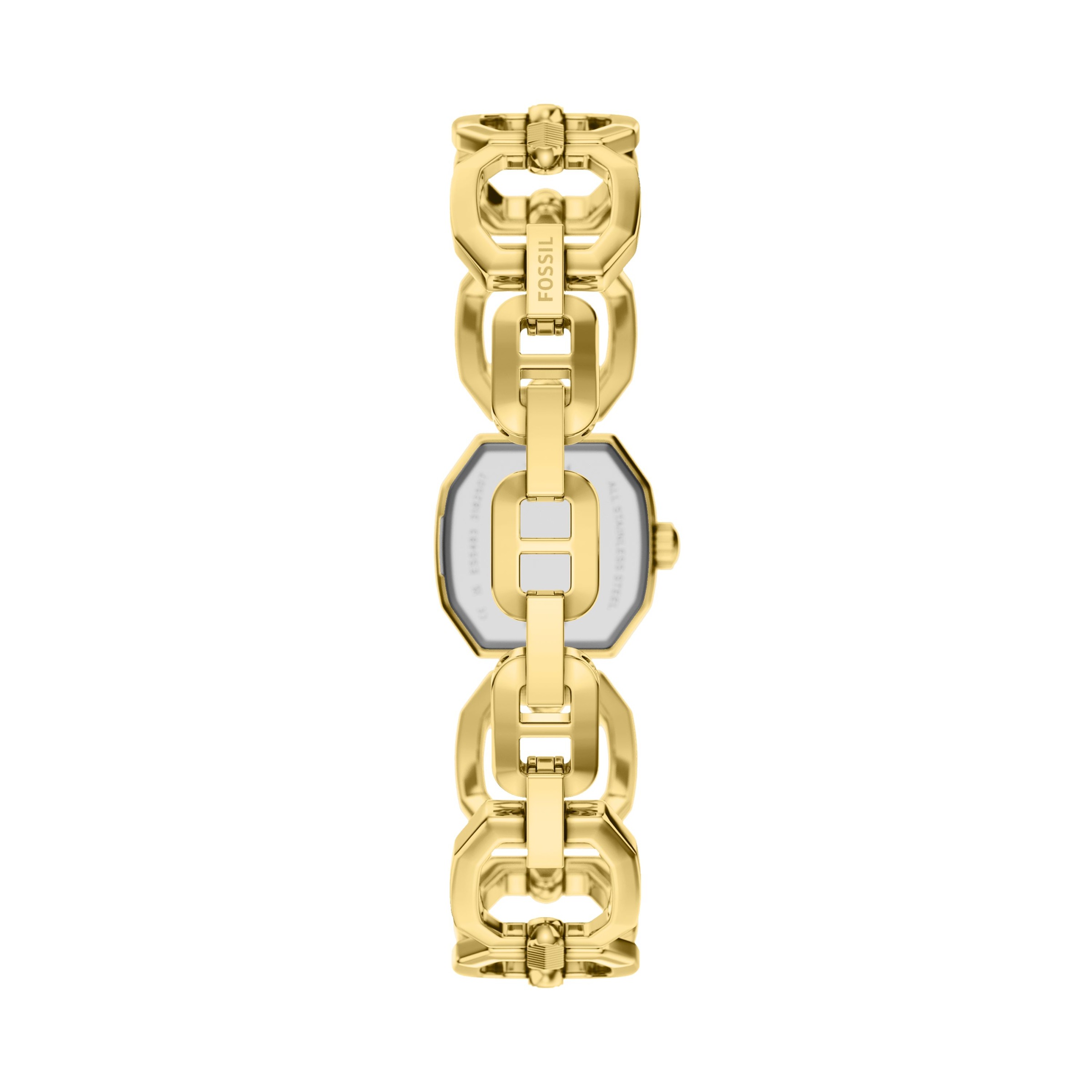 Fossil Quarzuhr »Harlow« Armbanduhr, Damenuhr, Edelstahlarmband, analog