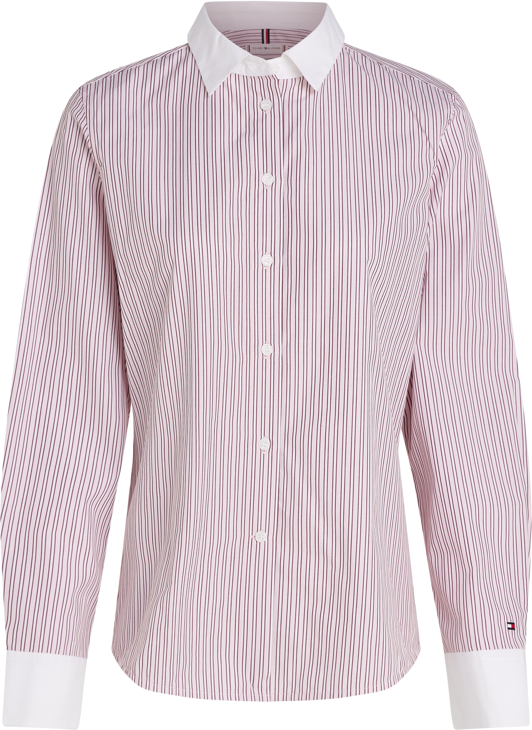 Tommy Hilfiger Hemdbluse »STRIPE REGULAR SHIRT«, mit Streifendessin