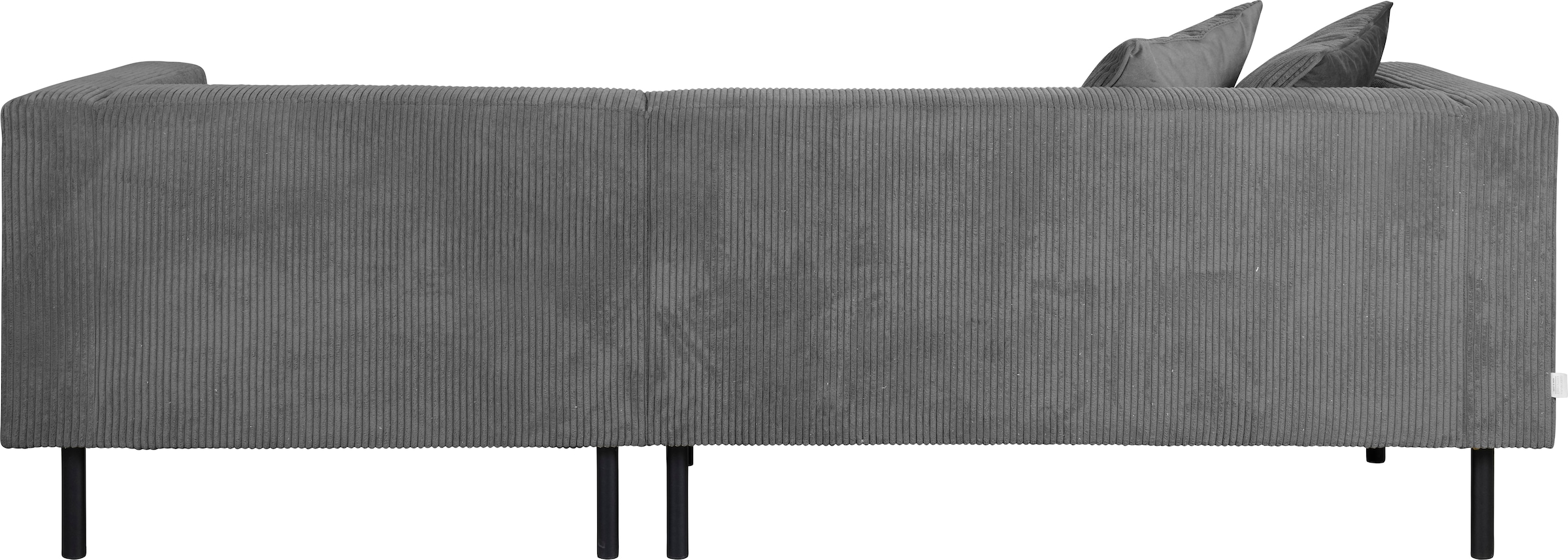 Guido Maria Kretschmer Home&Living Ecksofa »Lillibeth L-Form Designsofa, Maße B/T/H: 240/173/83 cm«, Zierkissen als Wendekissen, in Samtoptik oder Cord