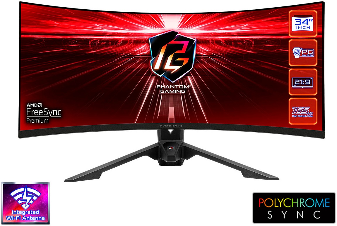 LED-Monitor »PG34WQ15R3A«, 86 cm/34 Zoll, 3440 x 1440 px, WQHD, 1 ms Reaktionszeit,...