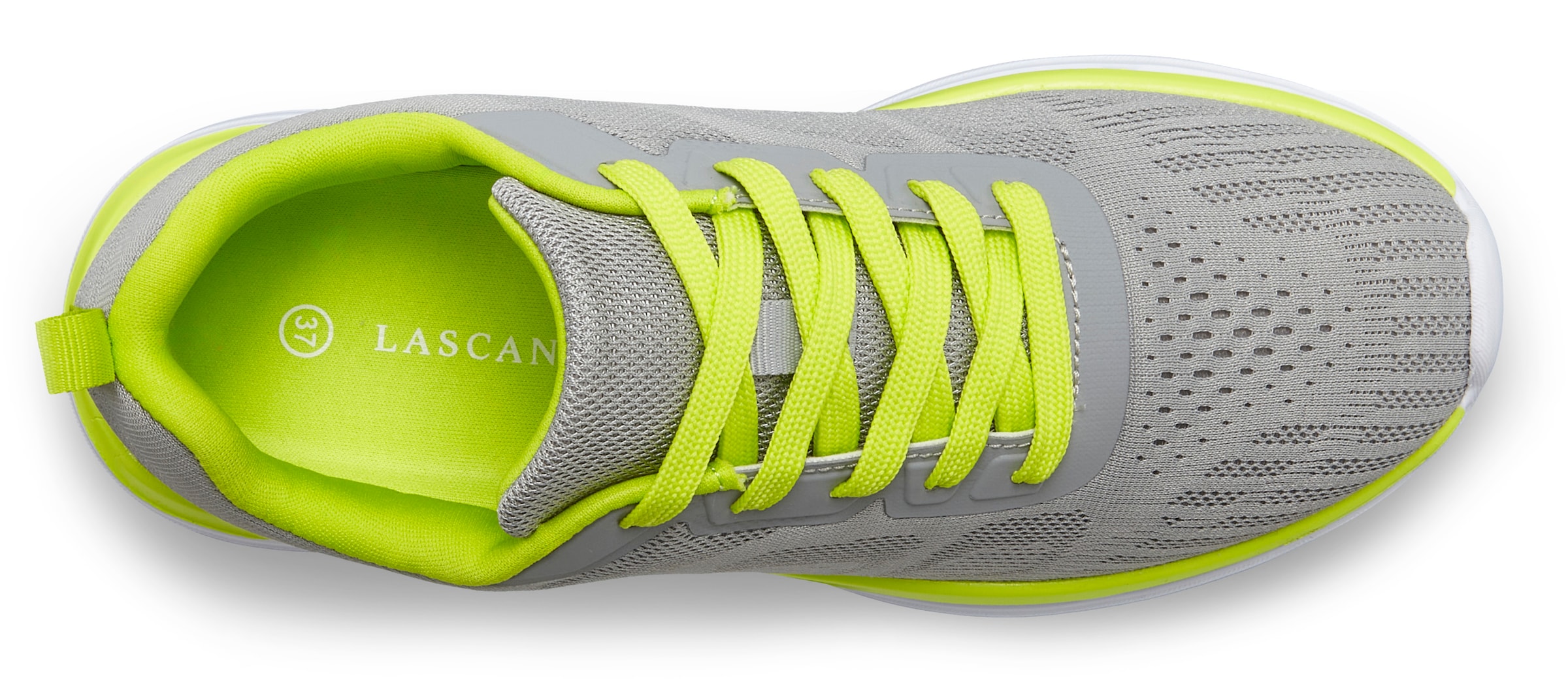 LASCANA Sneaker »Freizeitschuh, Halbschuh, Turnschuhe,«  NEU mit farbigen Details im sportiven Look VEGAN