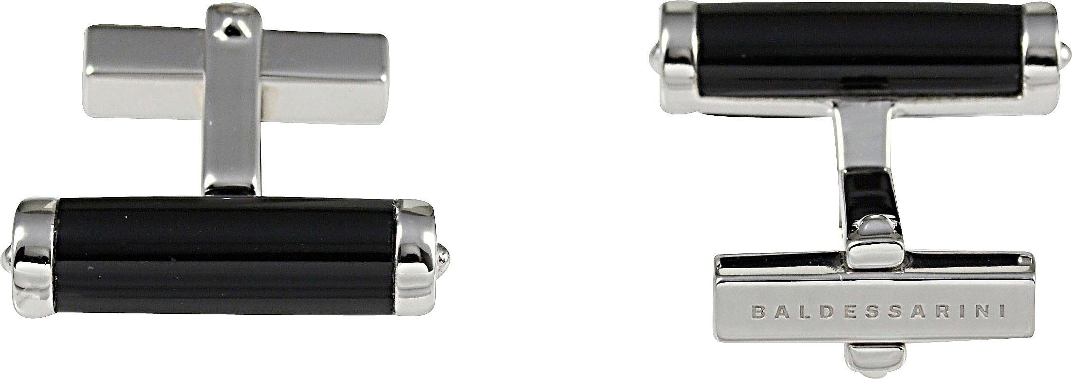 Manschettenknöpfe »Schmuck Geschenk, Cufflink Silber 925«, mit Onyx