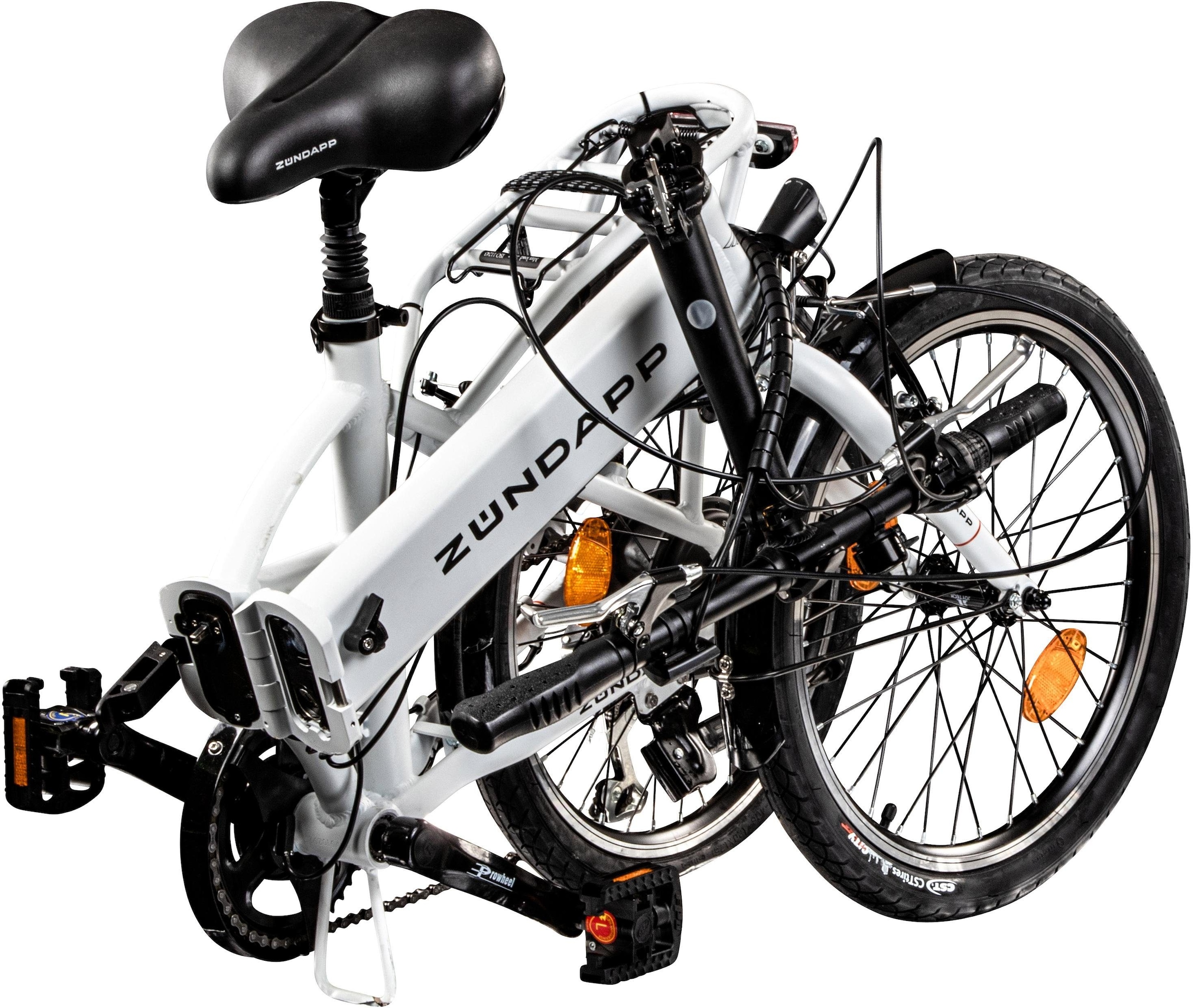 Zündapp »Z101« 6 Gang Shimano Tourney Schaltwerk Kettenschaltung Heckmotor 250 W Pedelec, Elektrofahrrad für Damen u. Herren