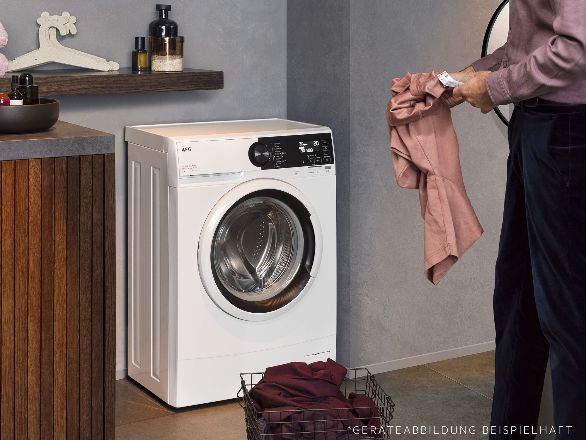 AEG Waschmaschine 6000 »LSR6FA75470« 7 kg 1400 U/min Hygiene-Programm mit Dampf entfernt über 99,99 % der Viren & Bakterien