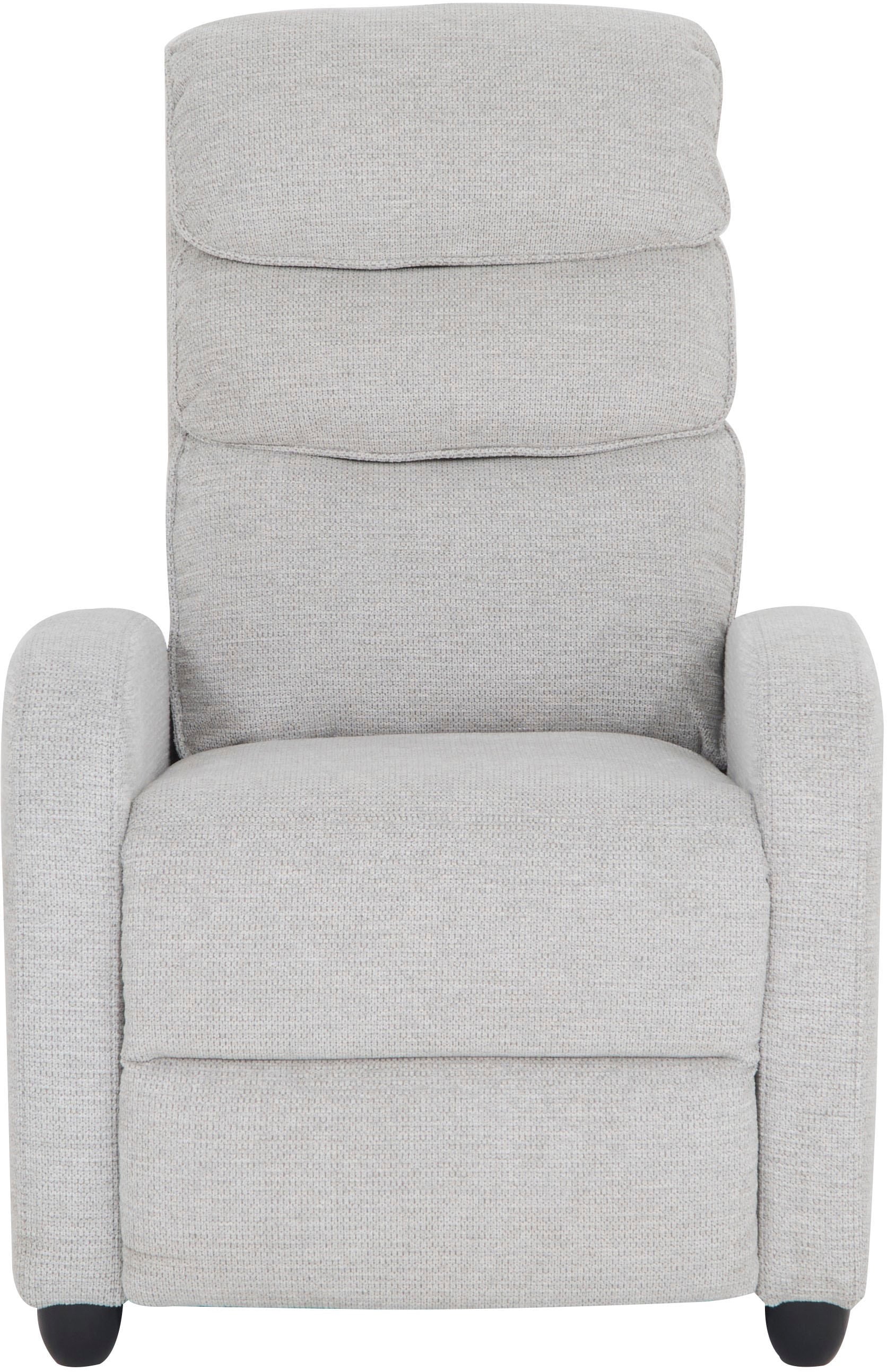 Home affaire Relaxsessel »BERVILLE, TV-Sessel, Ruhesessel mit Schlaffunktion, Webstoff«, Liegesessel mit manueller Relaxfunktion