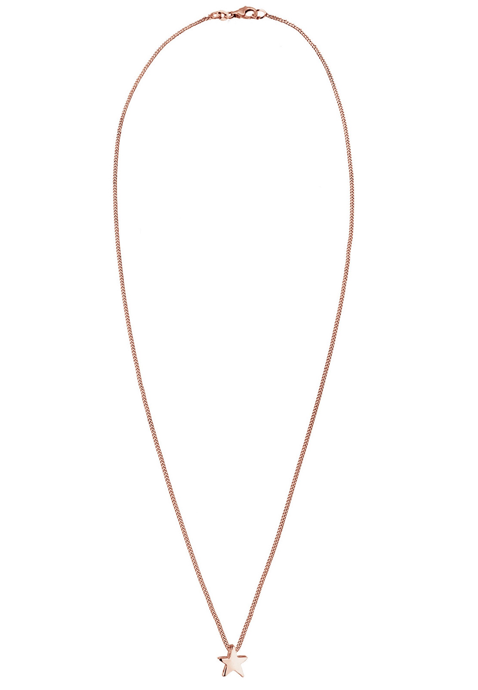 Elli Kette mit Anhänger »Halskette Stern Schlicht Basic 925 Silber«