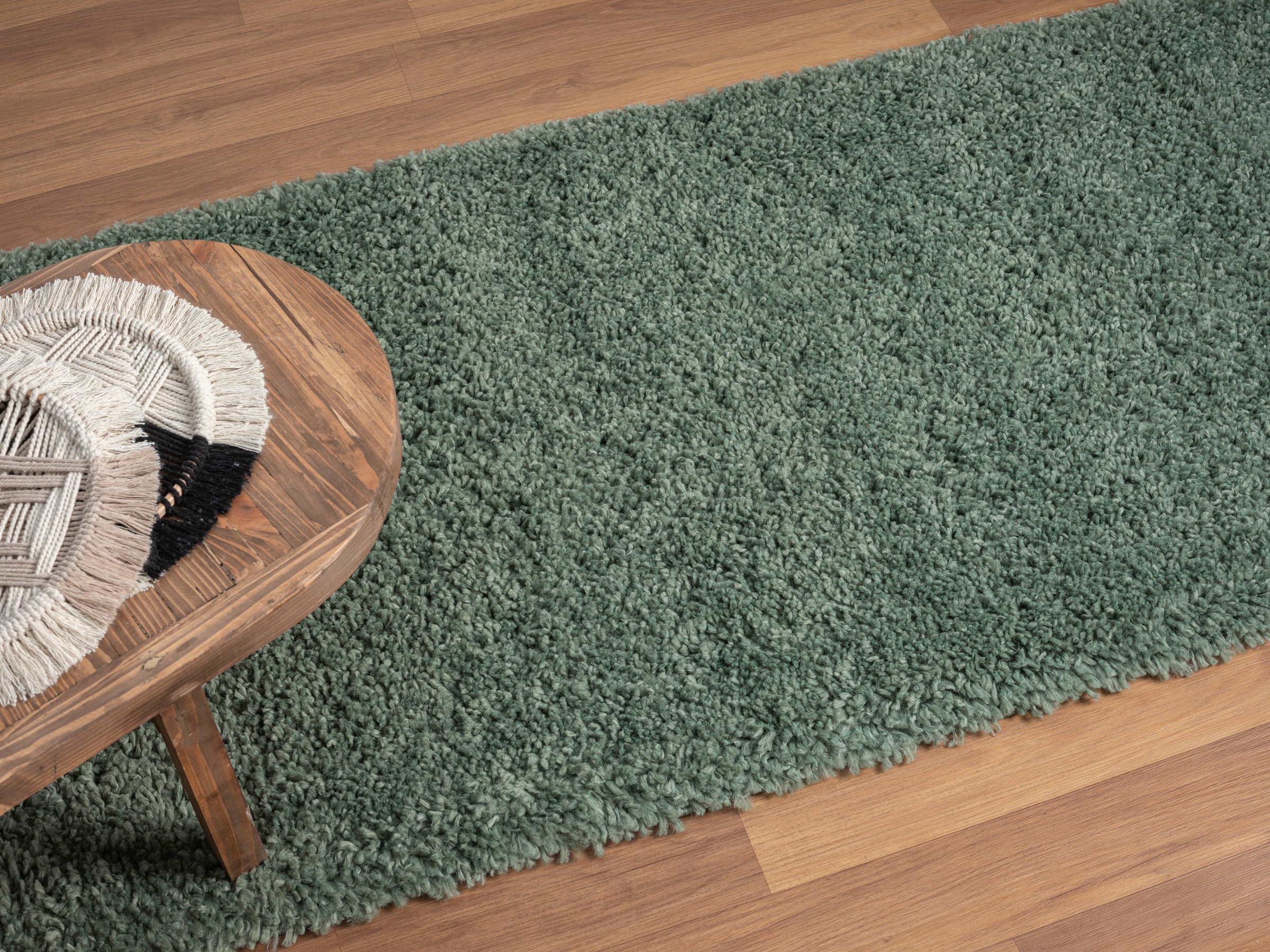 Myflair Möbel & Accessoires Hochflor-Läufer »My Shaggy«, rechteckig, 37 mm Höhe, Shaggy, Uni Farben, leicht glänzend, Microfaser, extra flauschig