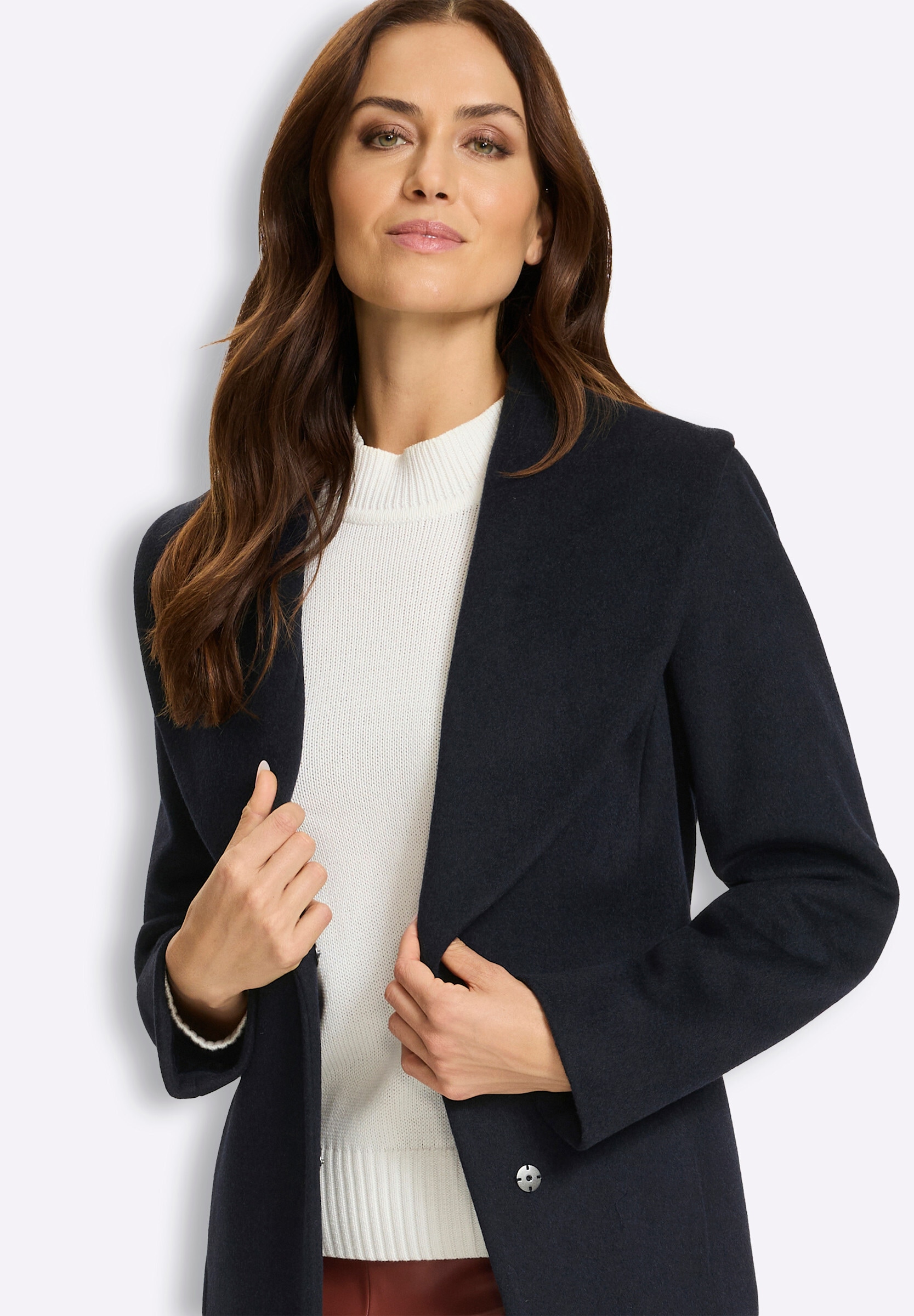 heine Langjacke »Mantel Mantel« ohne Kapuze