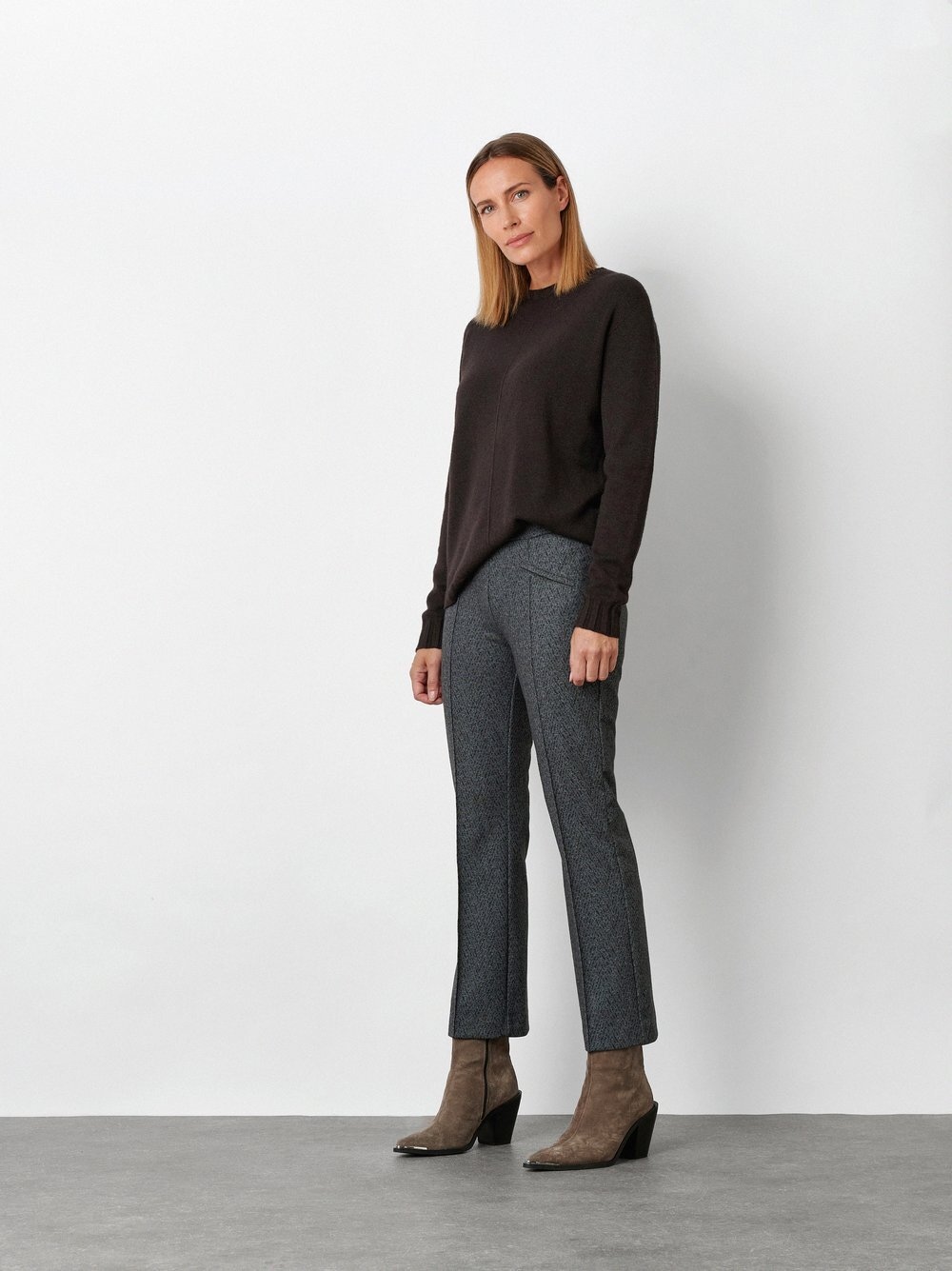 TONI Bootcuthose »Jenny«  mit Fischgratmuster