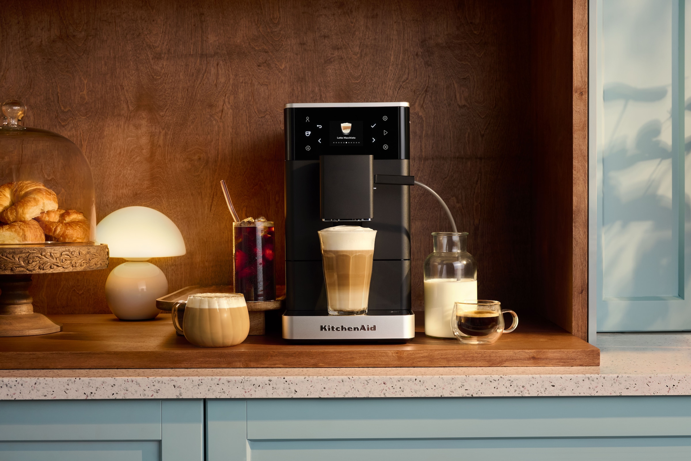 KitchenAid Kaffeevollautomat »5KES8453EBM« QuietGrind-System: ermöglicht eine leise Zubereitung bei jeder Tasse