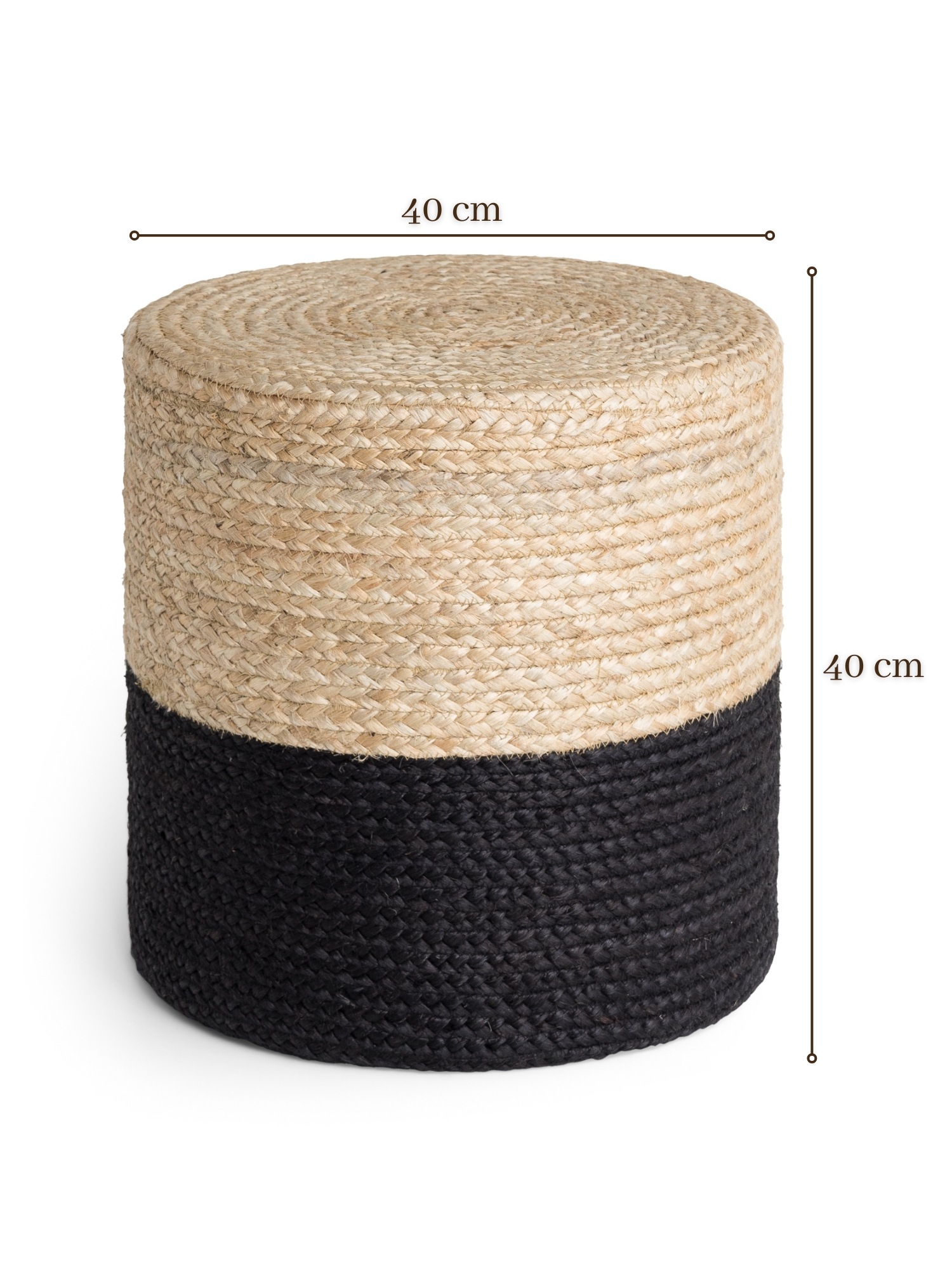 HANSE Home Pouf »Looma,  Jute« 1 Stk. tlg.
