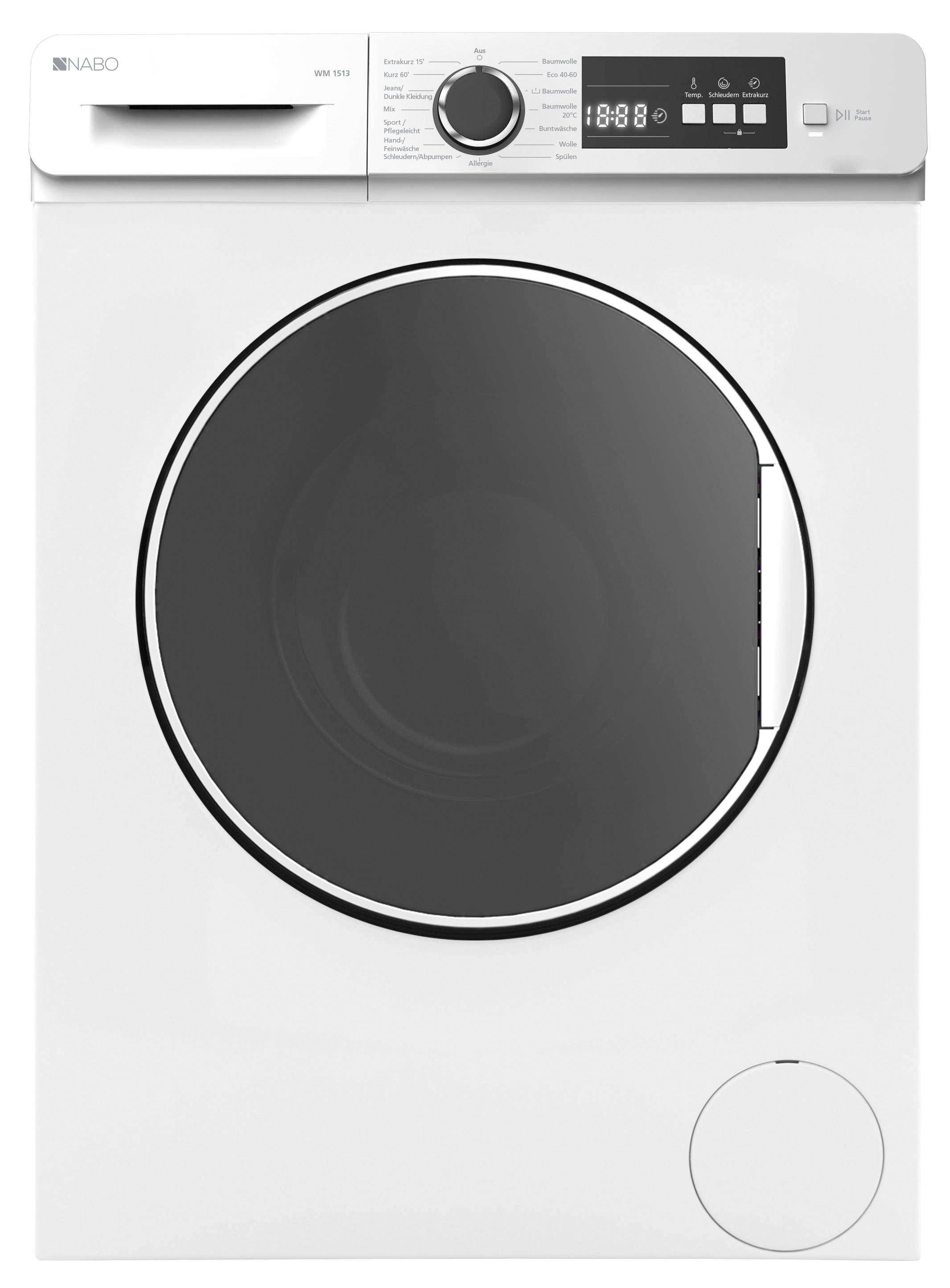 Waschmaschine »NABO Waschvollautomat«, WM 1513, 7 kg, 1400 U/min