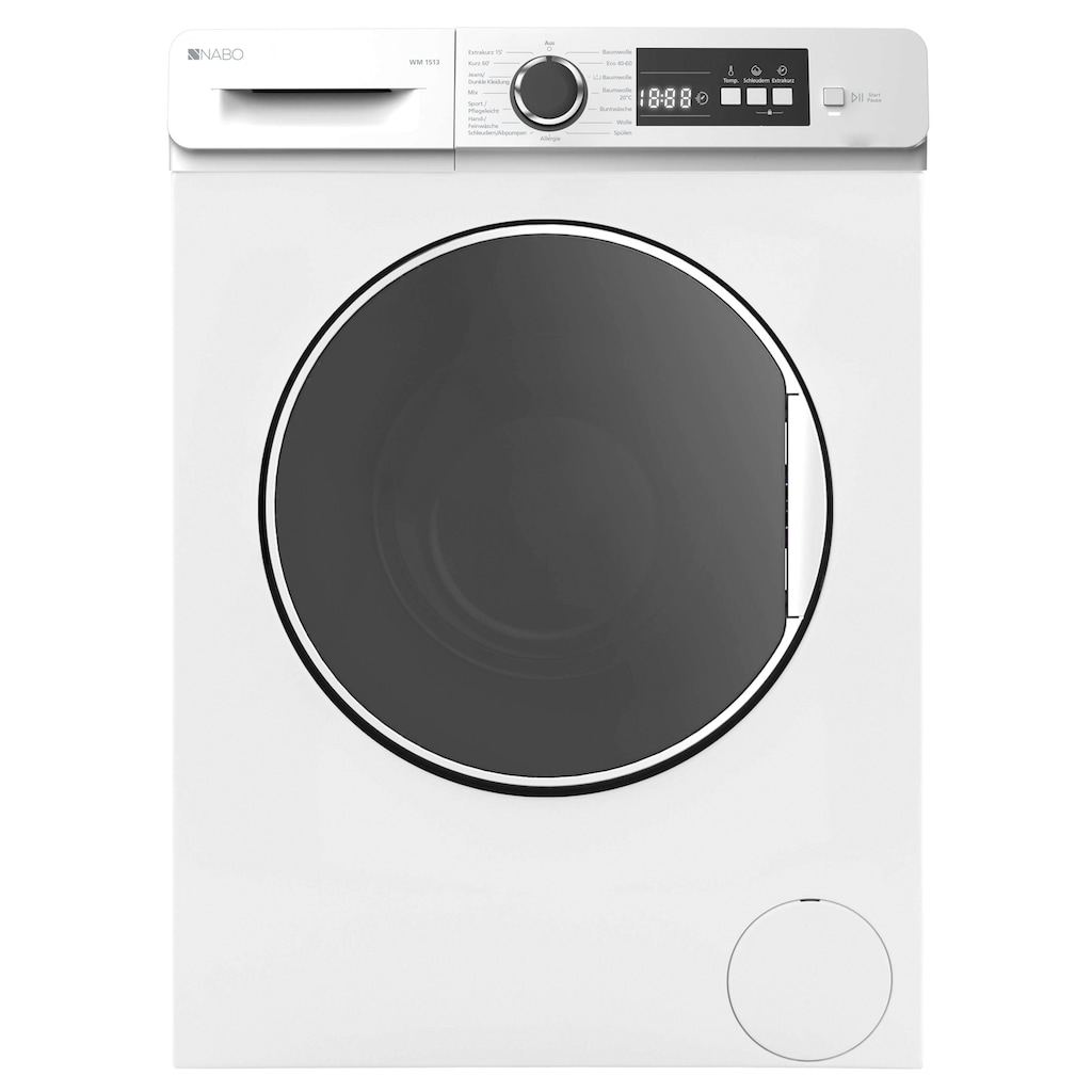 NABO Waschmaschine »NABO Waschvollautomat«, WM 1513, 7 kg, 1400 U/min