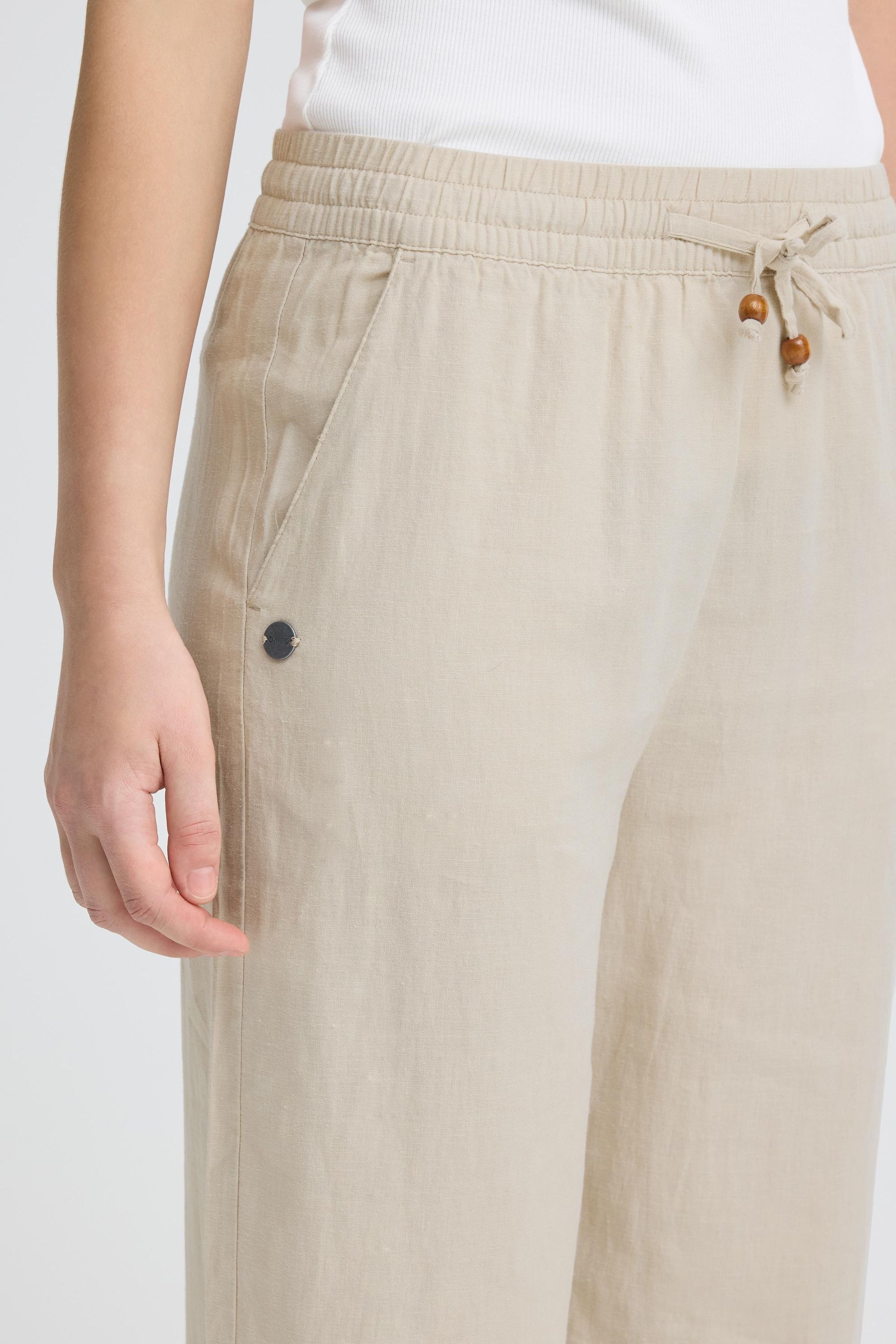 OXMO Leinenhose »Leinenhose OXAlfa Linen Mix«