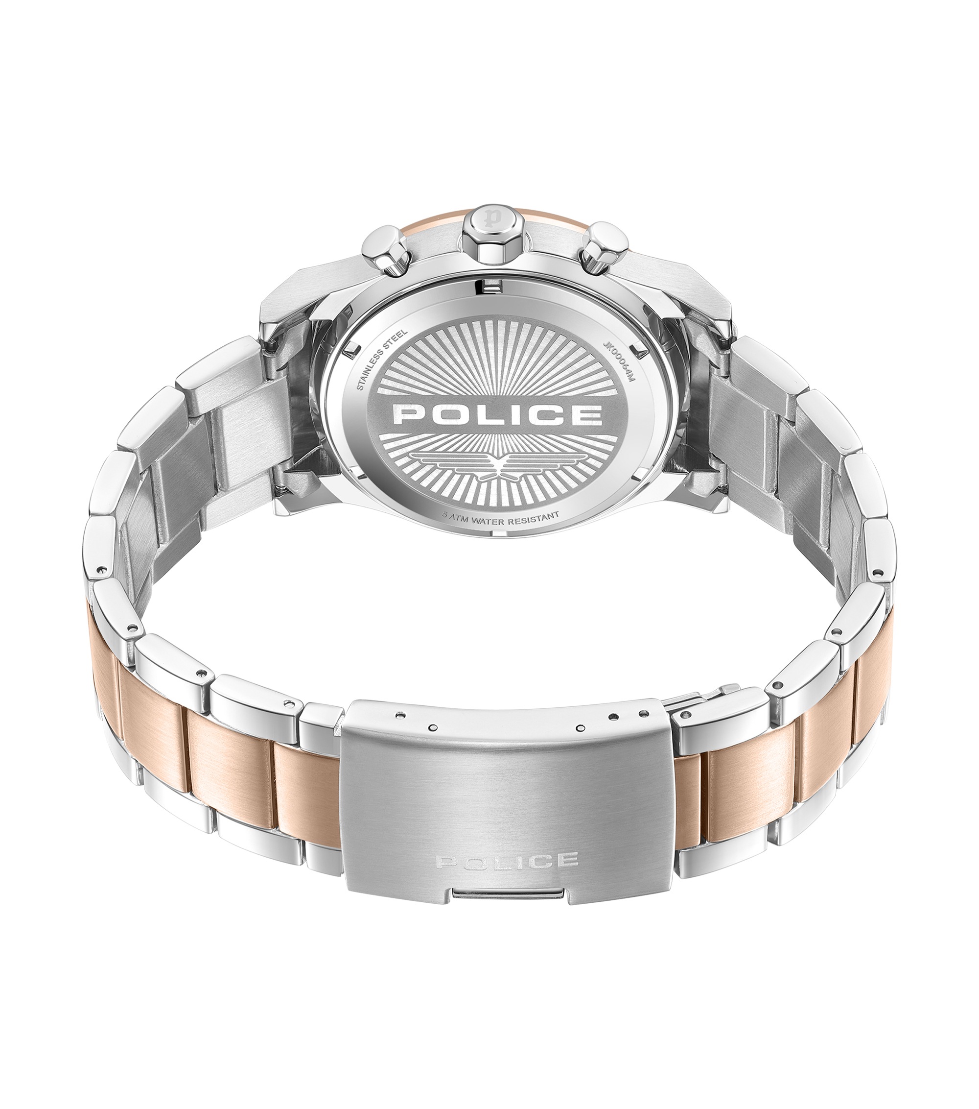 Police Quarzuhr »Knotty« Armbanduhr, Herrenuhr, Edelstahlarmband, Ideal auch als Geschenk