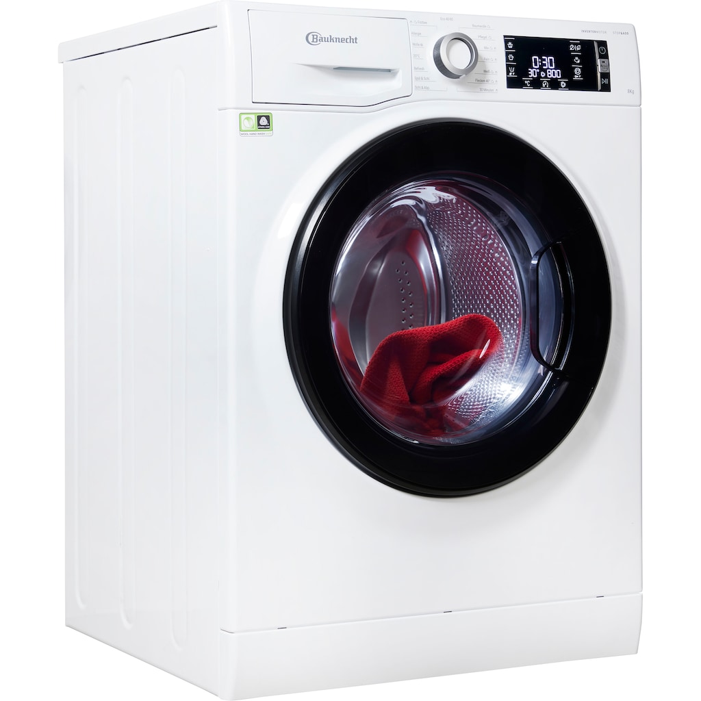 BAUKNECHT Waschmaschine »WM Sense 8A«, WM Sense 8A, 8 kg, 1400 U/min
