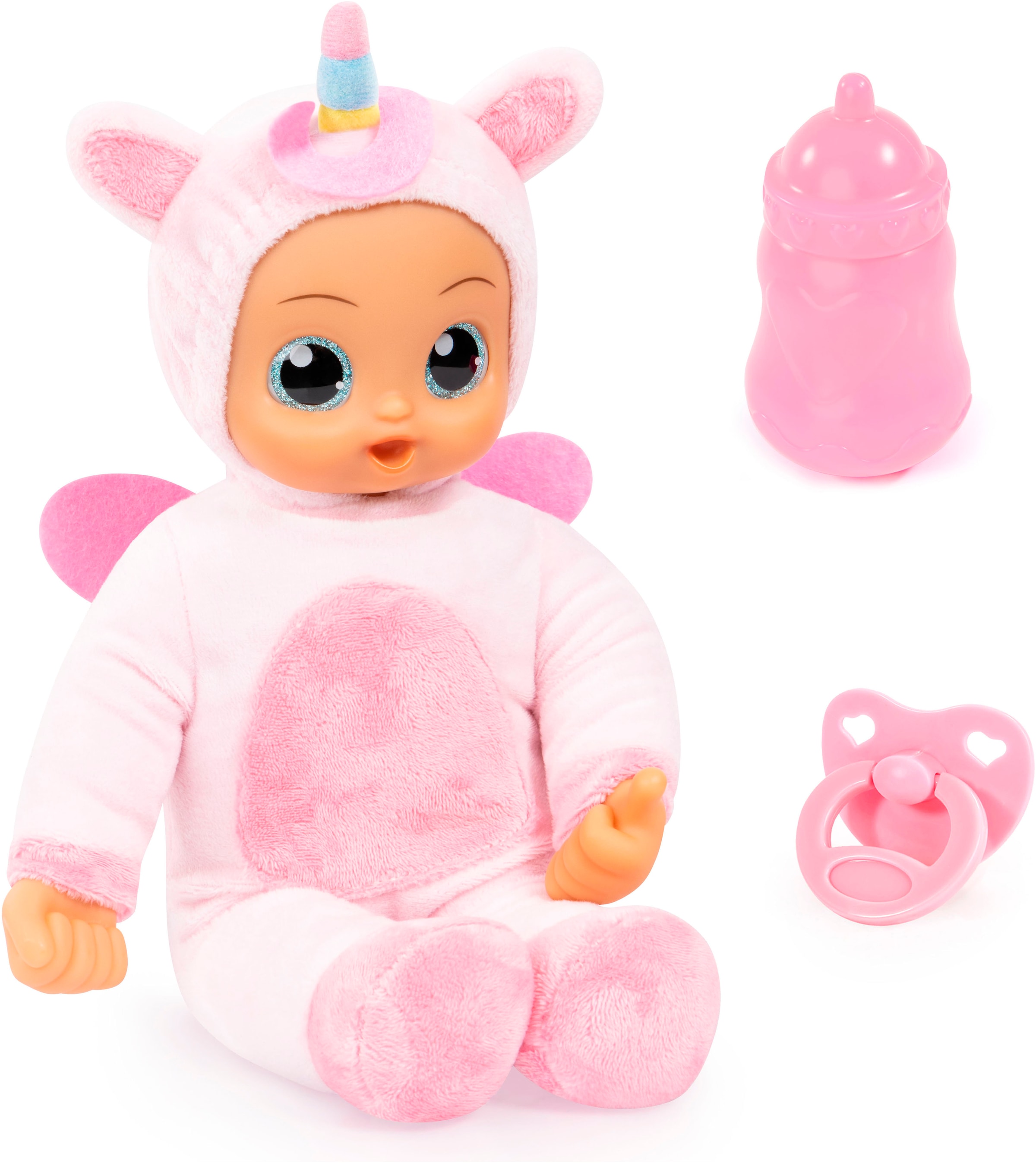 Babypuppe »I Baby Angels, 30 cm, rosa«, (3 tlg.)