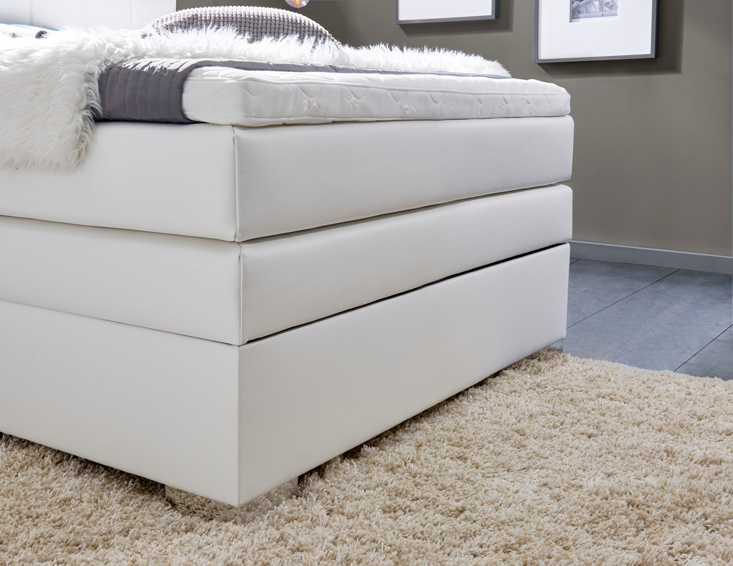 INOSIGN Boxspringbett »Airdrie«, inkl. Bettkasten und Topper