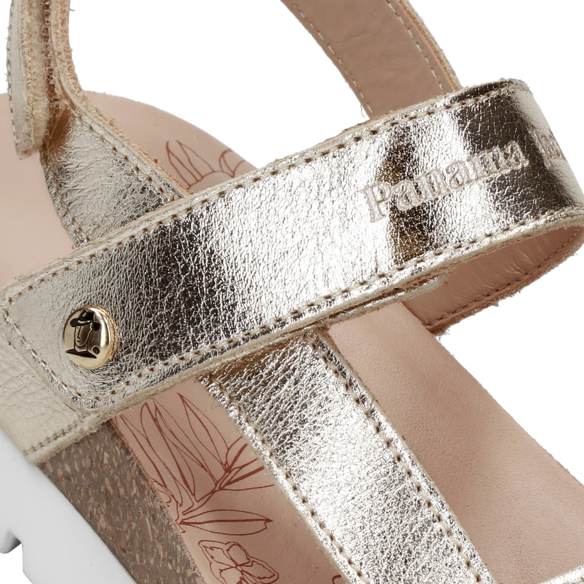 Panama Jack Sandale »Selma«, Sommerschuh, Sandalette, Klettschuh mit komfortablem Tieffußbett