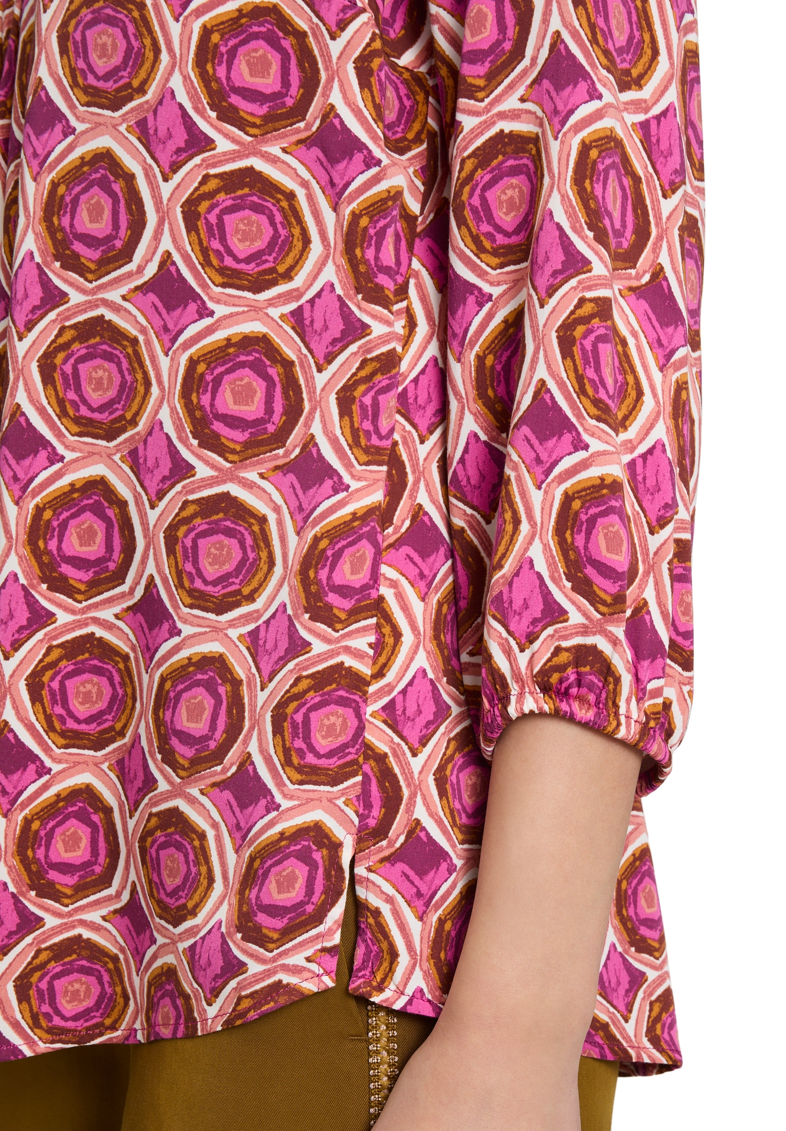 Cartoon Klassische Bluse »Blusenshirt mit Muster«