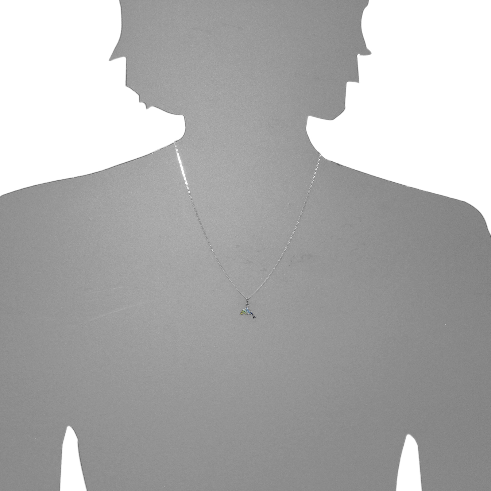 OSTSEE-SCHMUCK Kette mit Anhänger »- Delfin - Silber 925/000 - ,«