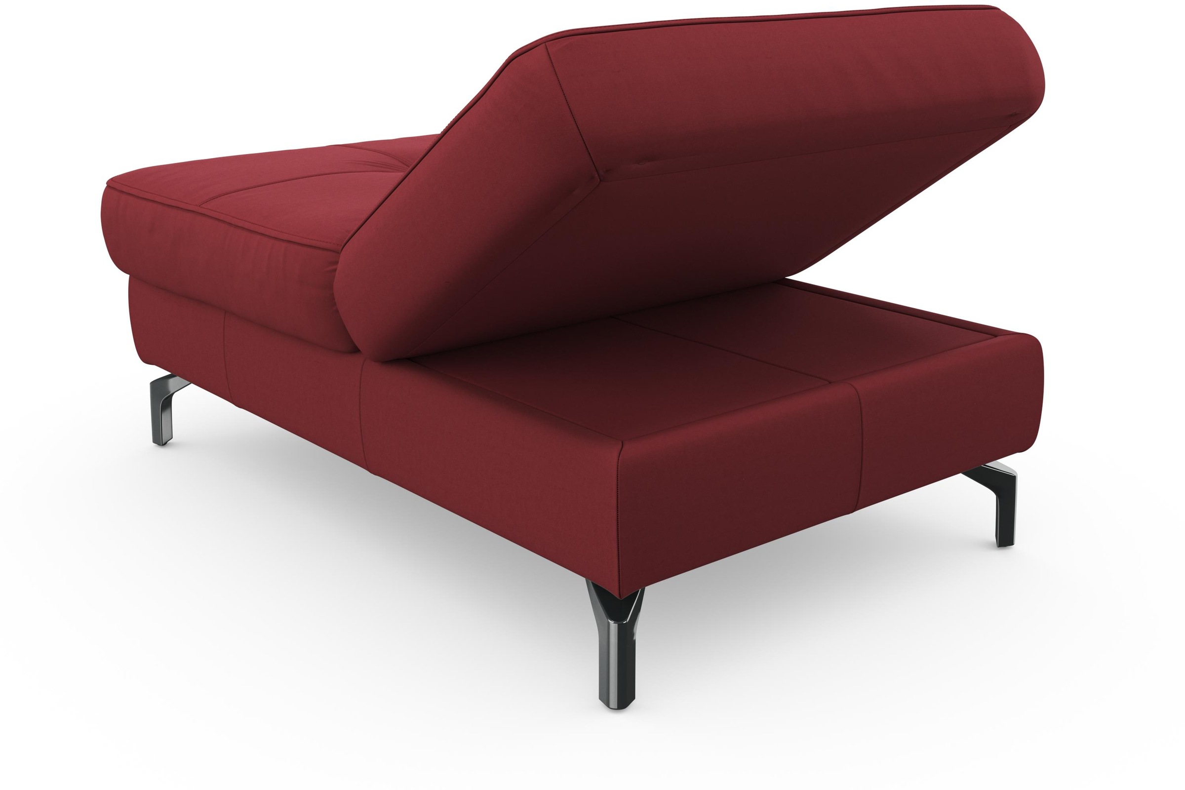sit&more Hocker »Bendigo«, mit Klappfunktion, Bodenfreiheit 12 cm, wahlweise in 2 Fußfarben